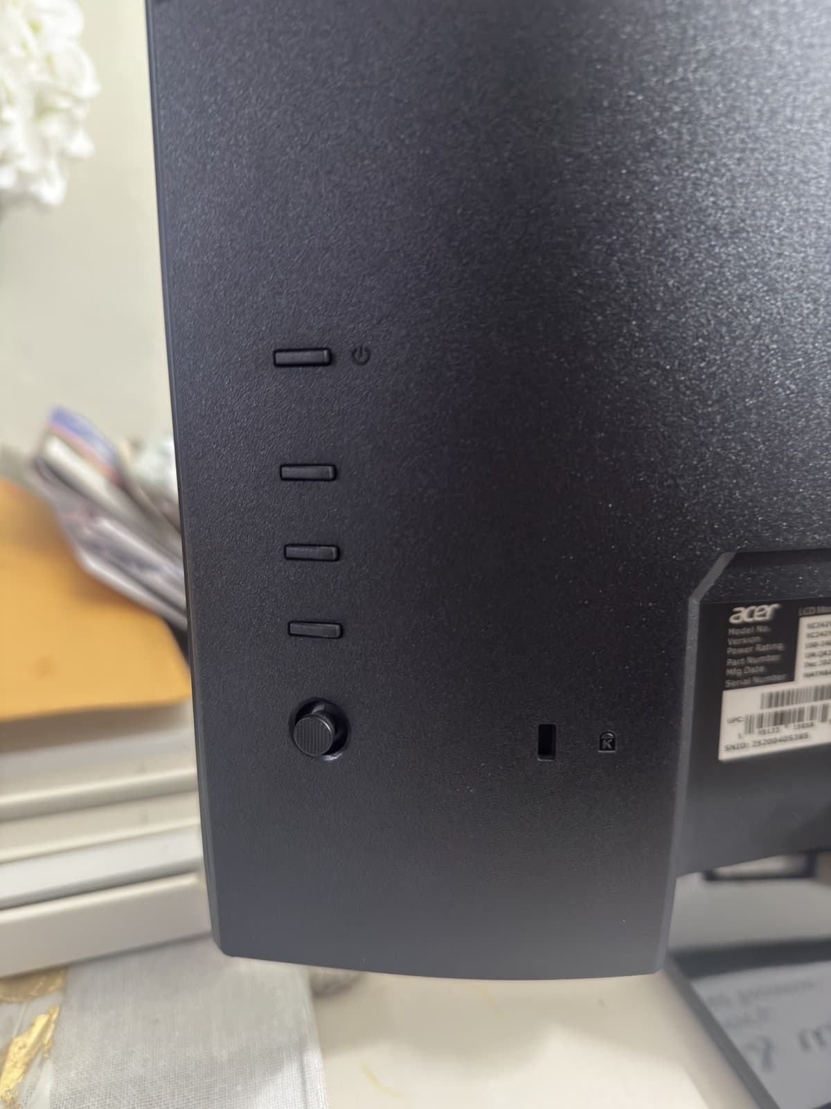 KC242Y Hbi 23.8" Full HD (1920 X 1080) Zero-Frame Gaming Office Monitor | AMD Fr - Thumbnail 3