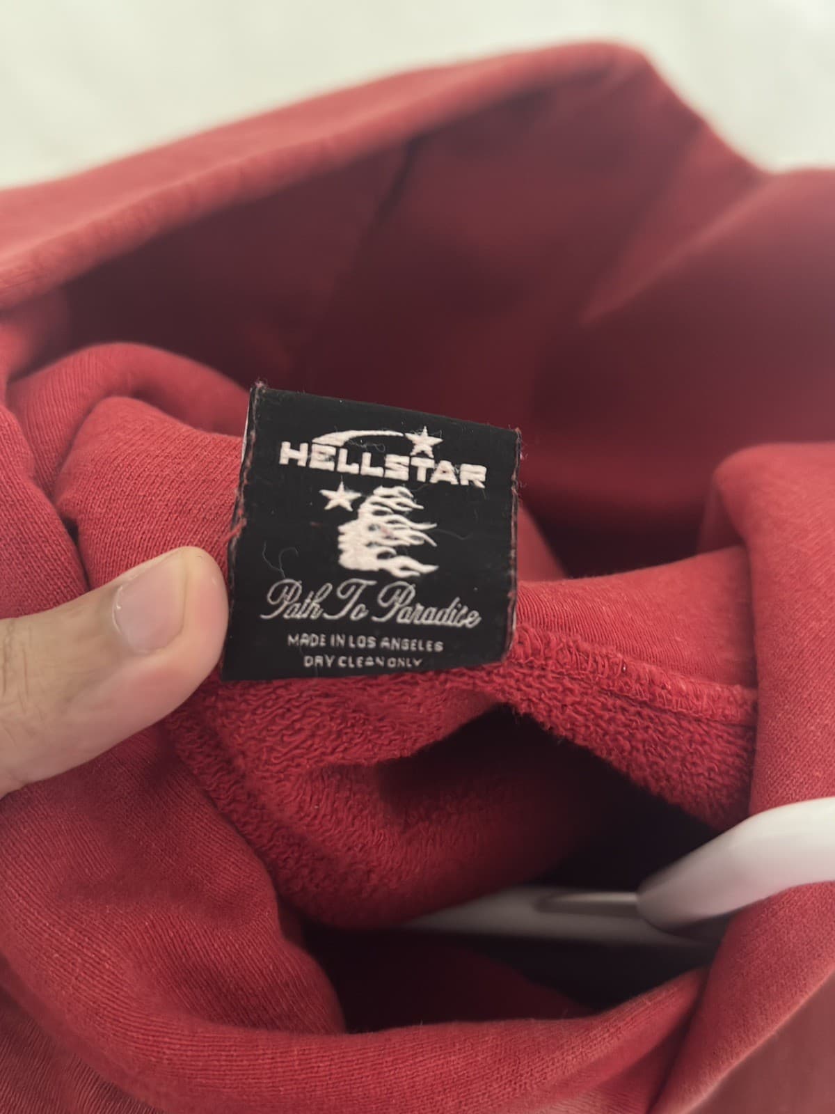 Size - XL Hellstar Records Red Hoodie - Excellent Condition - Thumbnail 3