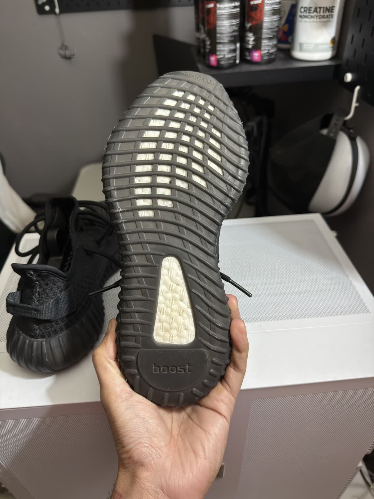 Size 7.5 - adidas Yeezy Boost 350 V2 Low Onyx - Thumbnail 8