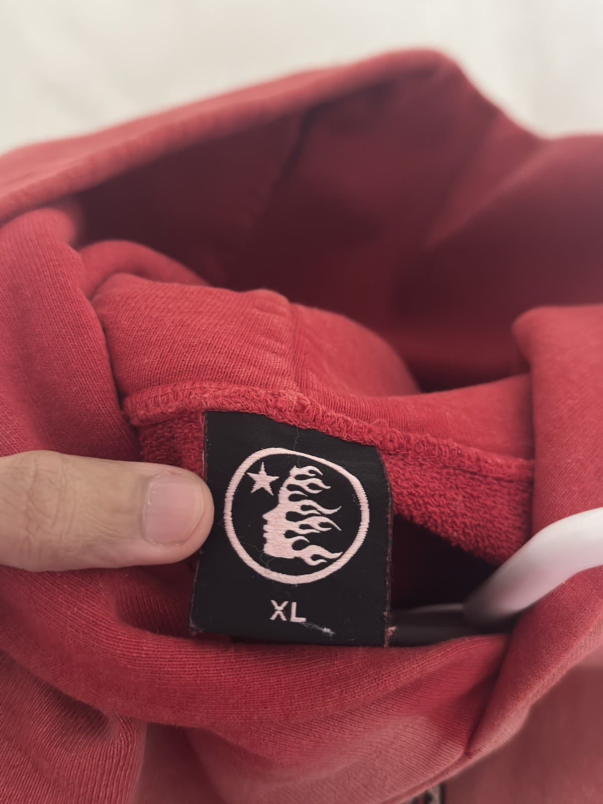 Size - XL Hellstar Records Red Hoodie - Excellent Condition - Thumbnail 4