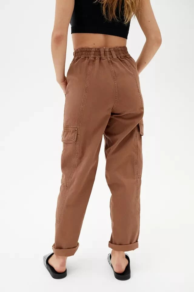 BDG Urban Outfitters Blaine High-Waisted Relaxed Cargo Skate Jean Brown Sz.31 - Thumbnail 6