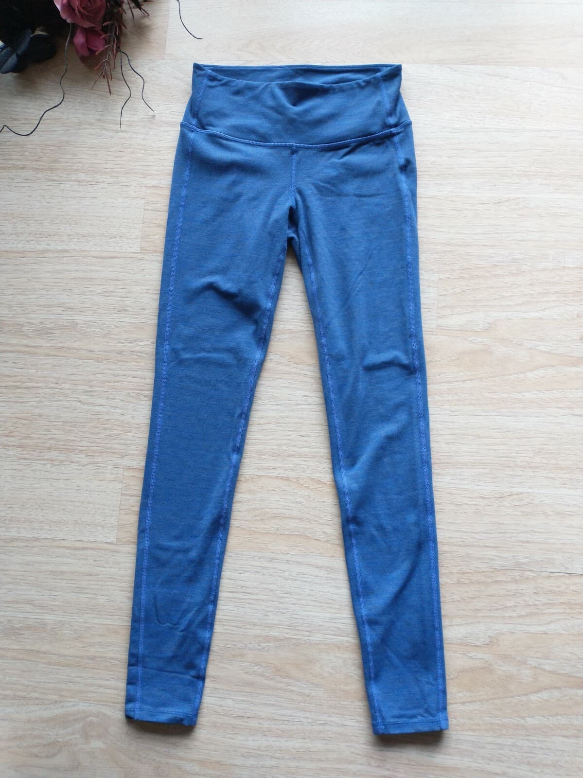 Athleta Chaturanga High Rise Blue Space Dye Women Legging Sz.XS - Thumbnail 2