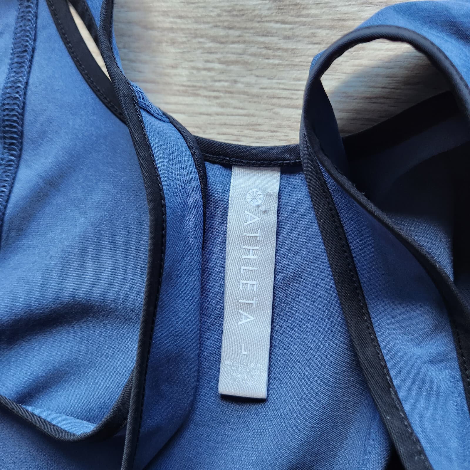 Athleta Iron Blue Unbound Jumpsuit Travel Commute Cargo Pocket Sleeveless Sz.L - Thumbnail 12
