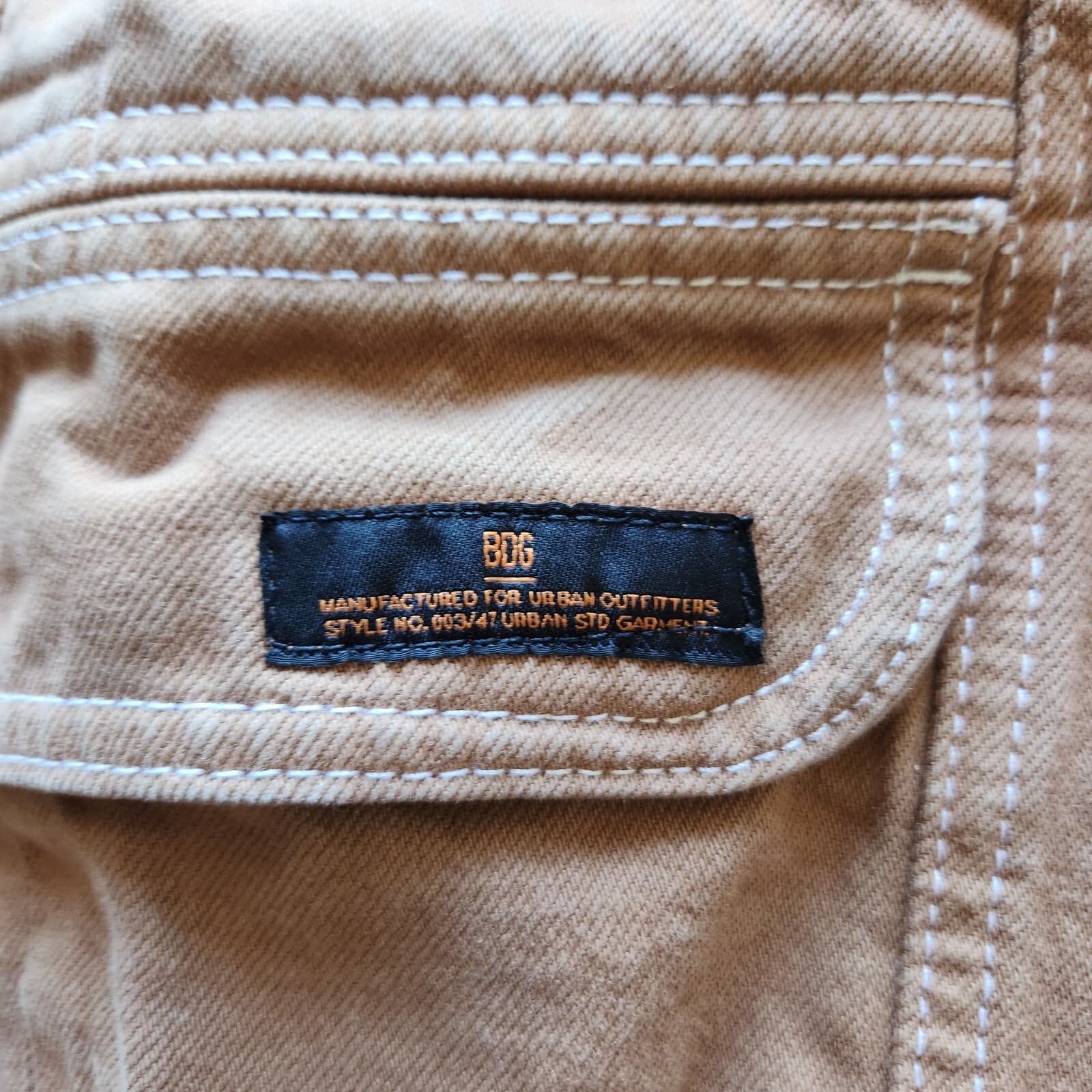 BDG Urban Outfitters Blaine High-Waisted Relaxed Cargo Skate Jean Brown Sz.31 - Thumbnail 8