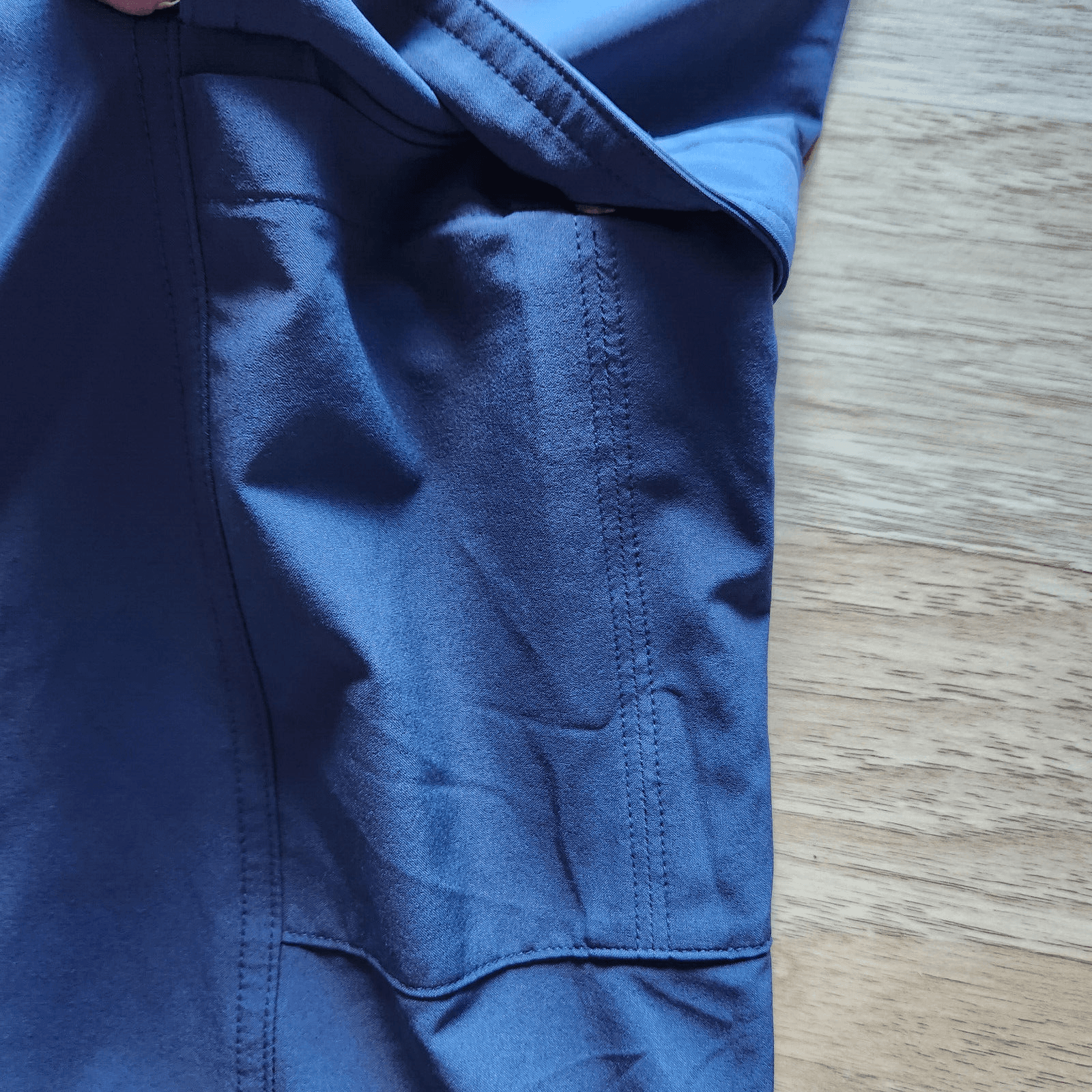 Athleta Iron Blue Unbound Jumpsuit Travel Commute Cargo Pocket Sleeveless Sz.L - Thumbnail 11