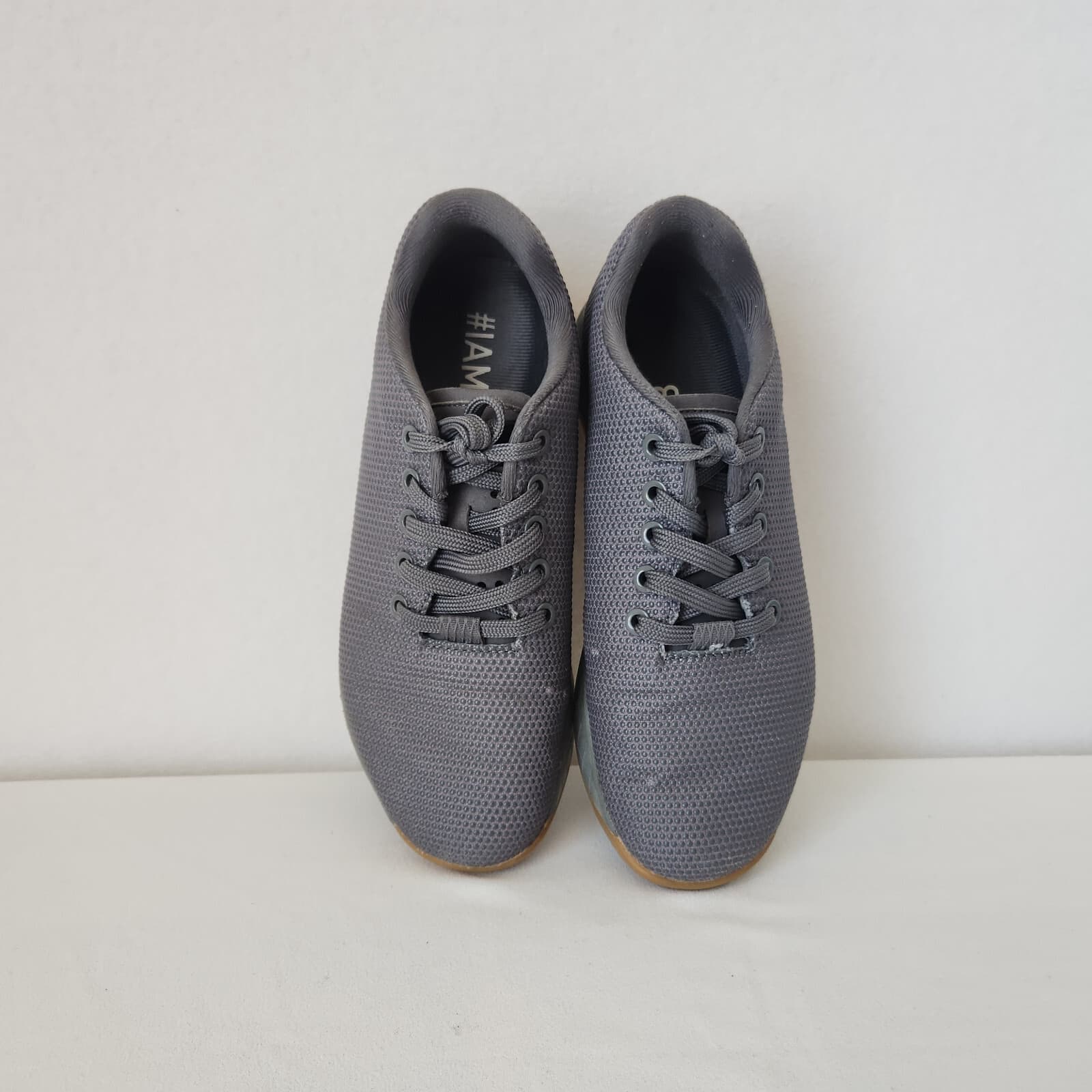 Nobull Outwork Dark Grey Gum Trainer Shoes Lace Up Unisex Men 6 Women 7.5 - Thumbnail 2