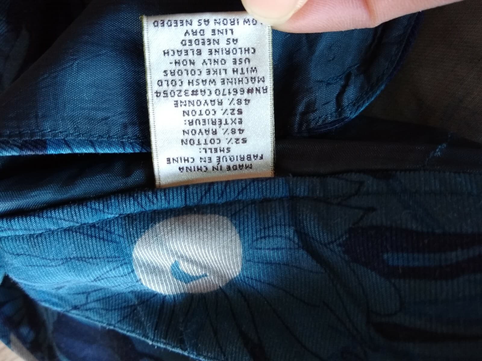elevenses Antropologie Cotton Blend Slim Crop Pants Floral Blue Zip Pocket Sz.4 - Thumbnail 12