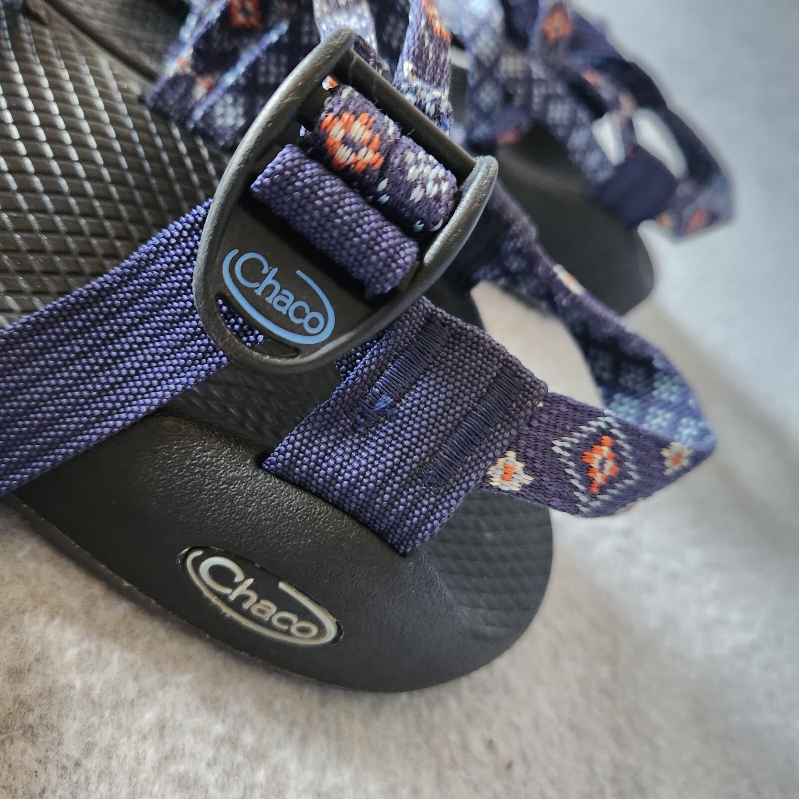 Chaco ZX/2 Classic Strappy Sport Sandals Adjustable Wink Blue Aztec Women's US6 - Thumbnail 9
