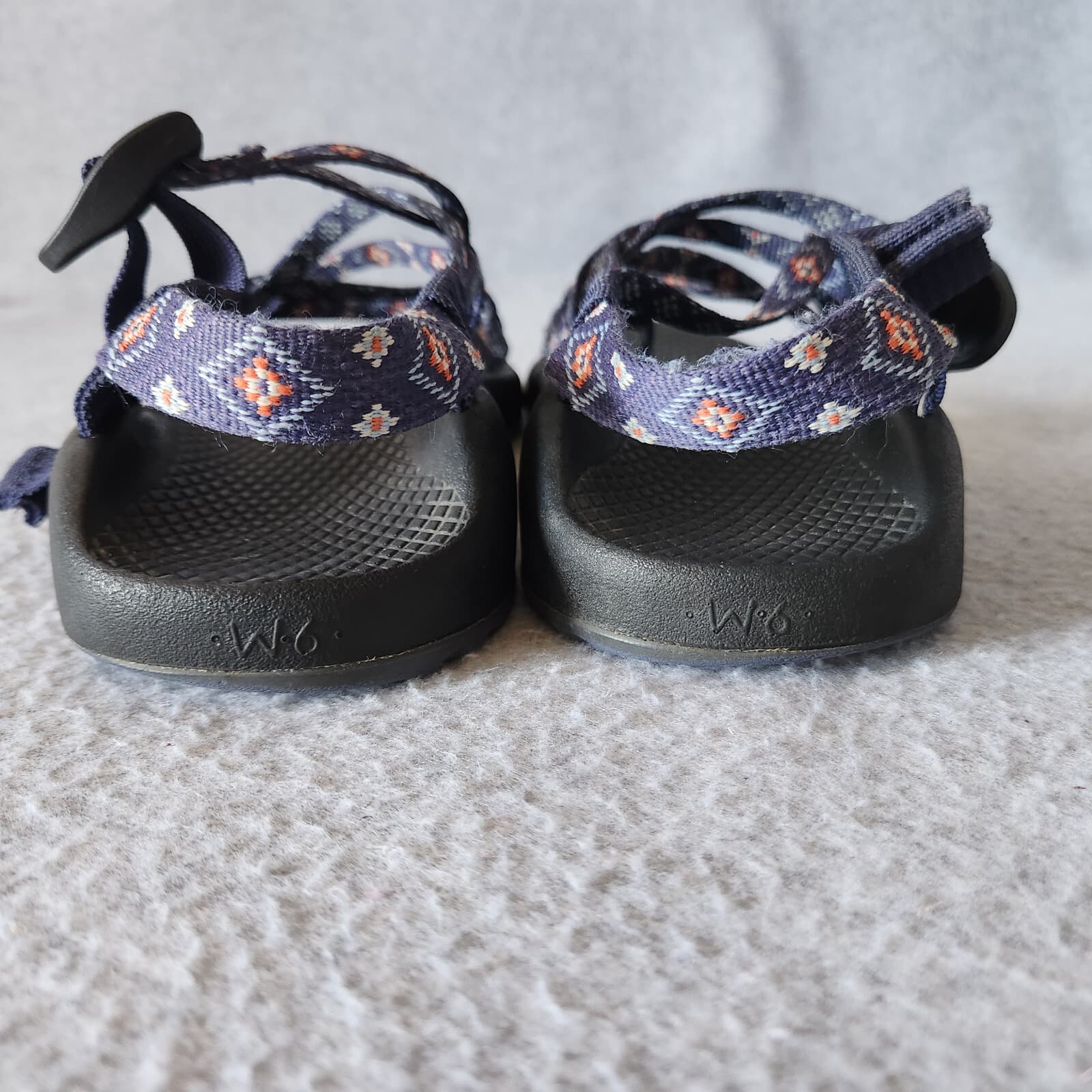 Chaco ZX/2 Classic Strappy Sport Sandals Adjustable Wink Blue Aztec Women's US6 - Thumbnail 7