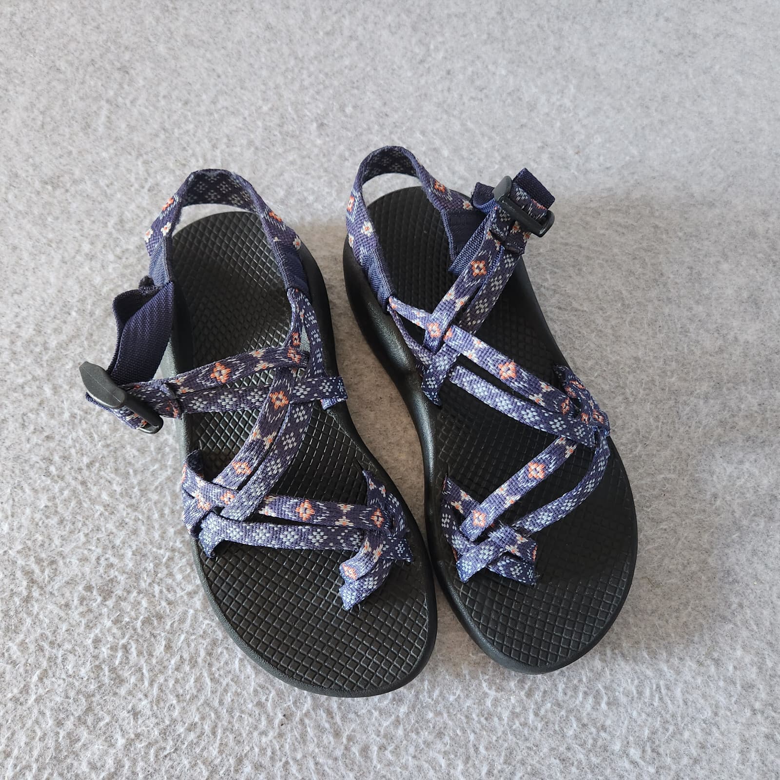 Chaco ZX/2 Classic Strappy Sport Sandals Adjustable Wink Blue Aztec Women's US6 - Thumbnail 3