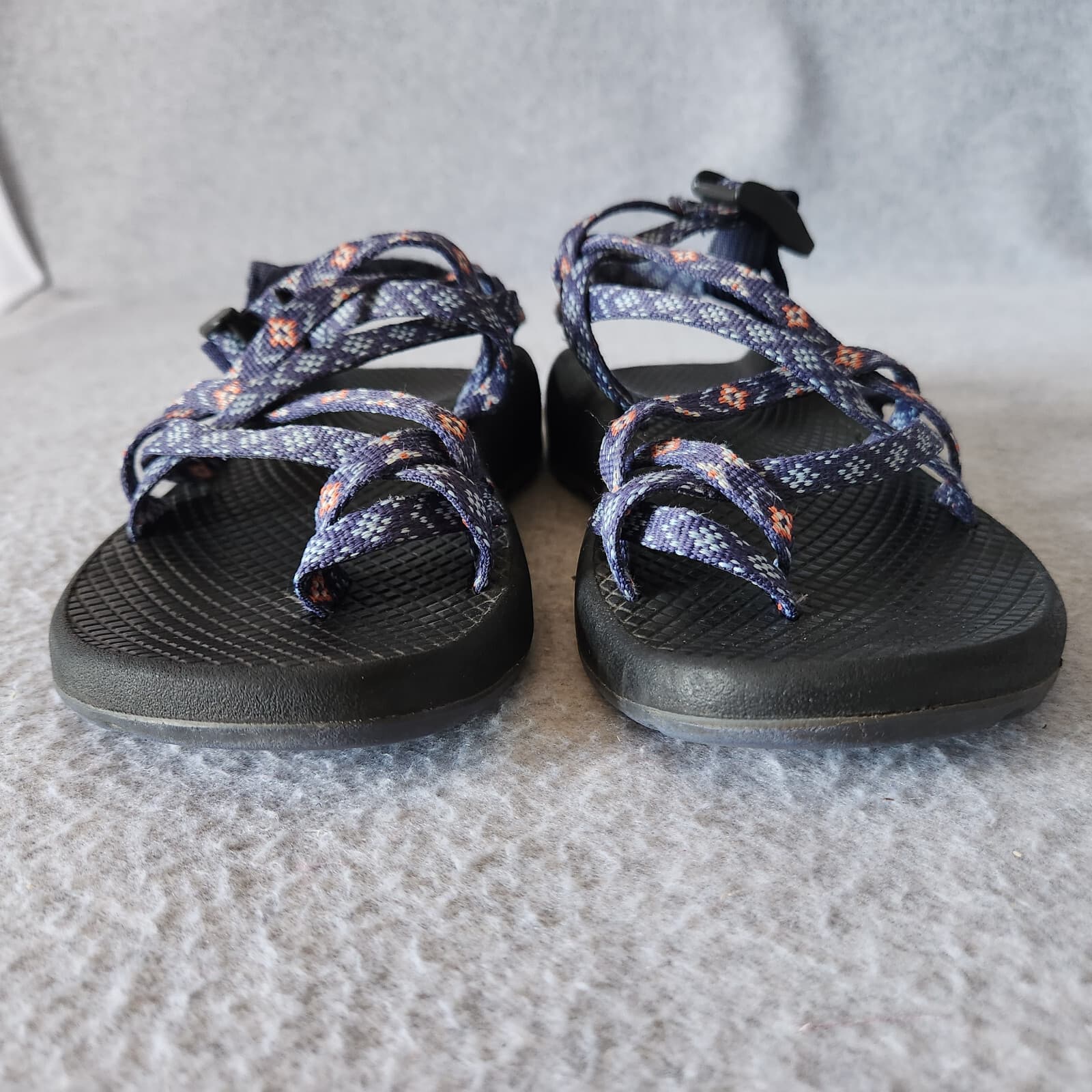 Chaco ZX/2 Classic Strappy Sport Sandals Adjustable Wink Blue Aztec Women's US6 - Thumbnail 8