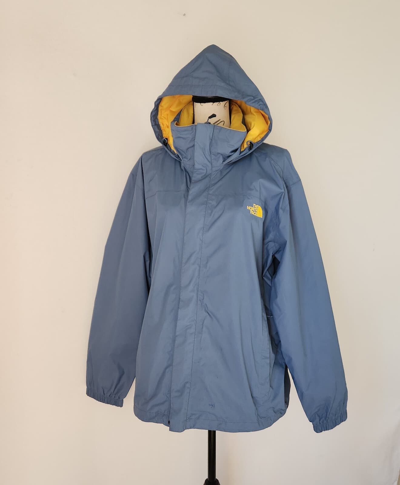 The North Face Resolve Windbreaker Rain Hooded Jacket Waterproof Blue Men's L - Thumbnail 4