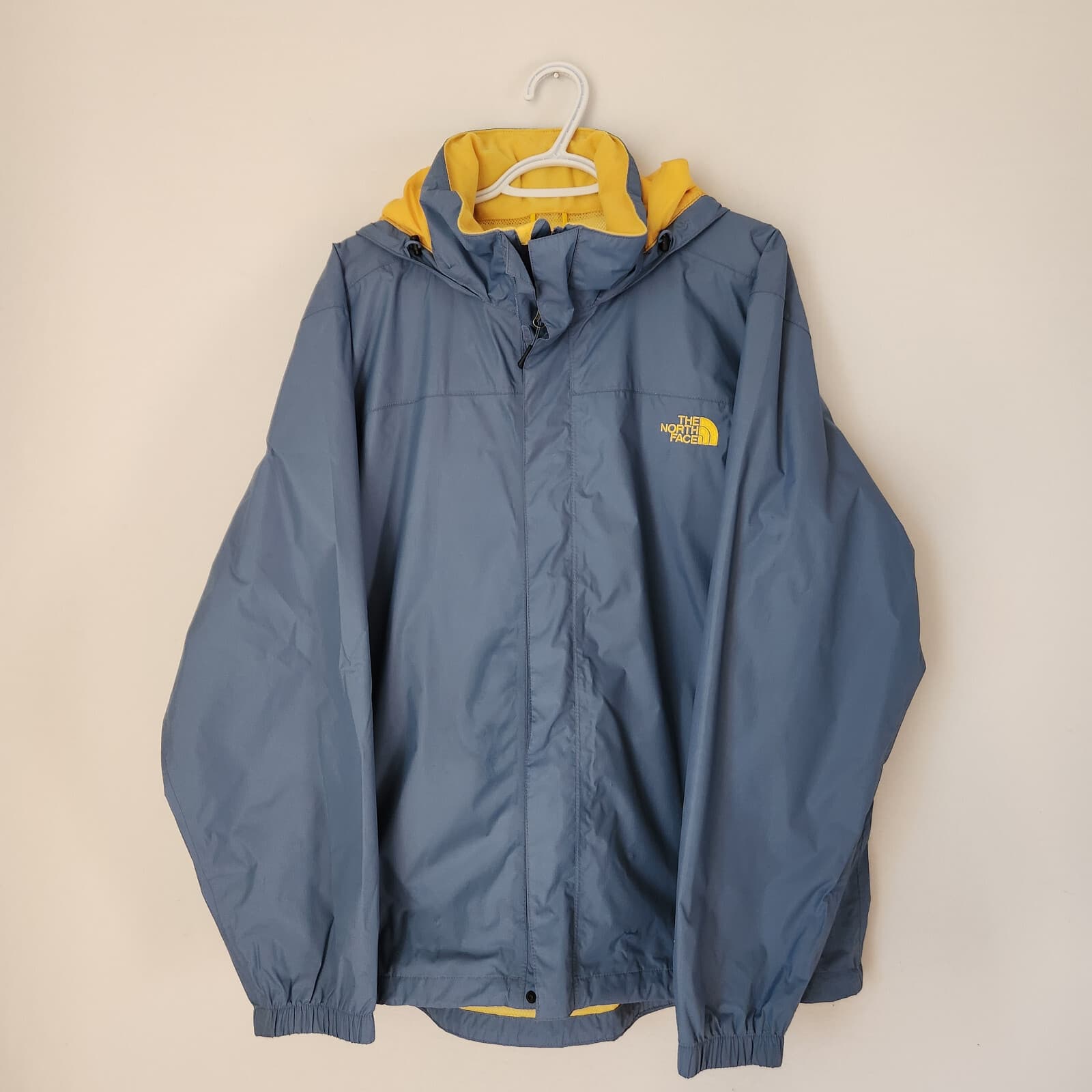 The North Face Resolve Windbreaker Rain Hooded Jacket Waterproof Blue Men's L - Thumbnail 3