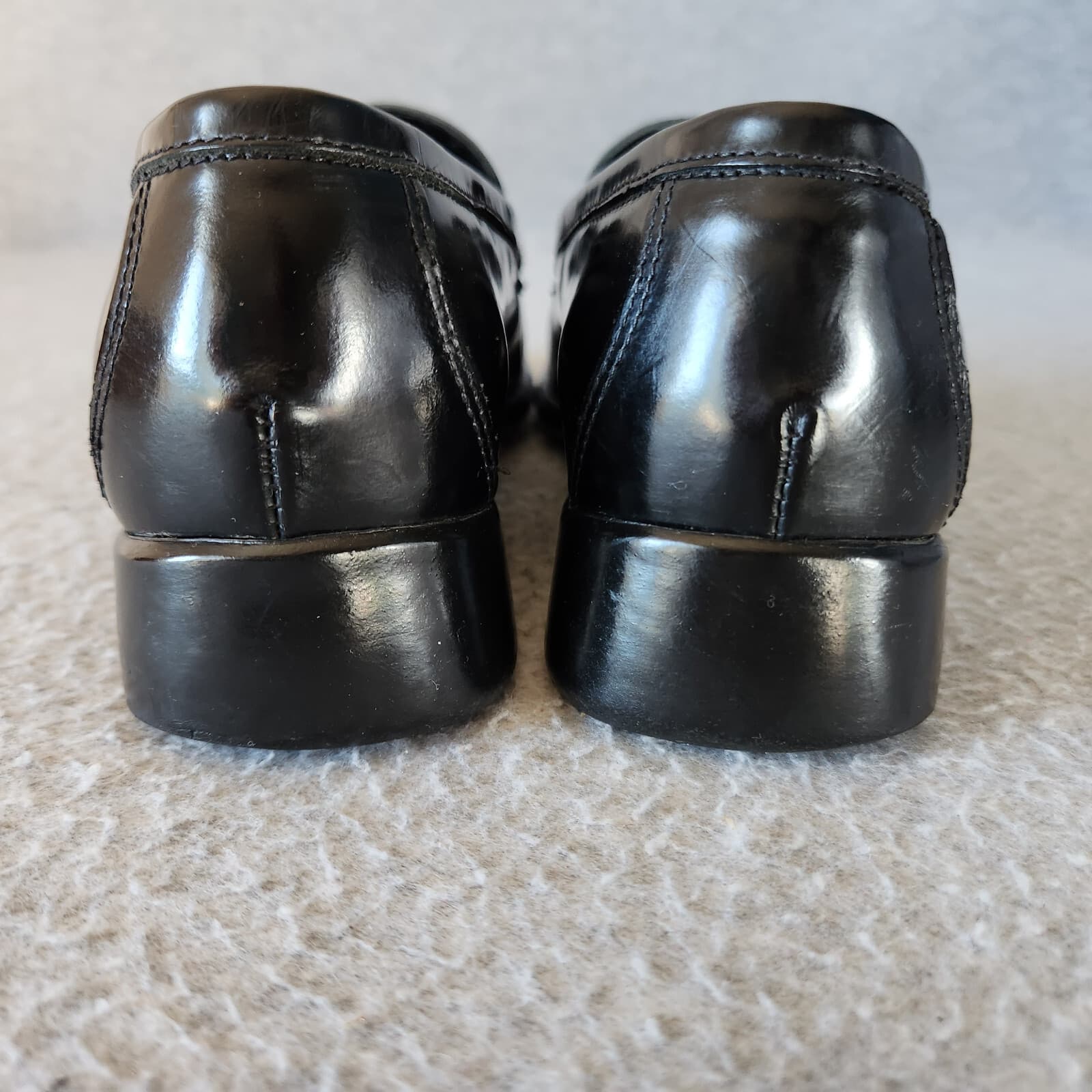 Coach Cherie Black Leather Horse Bit Loafer Slip-On Square Toe Women US5.5B - Thumbnail 10