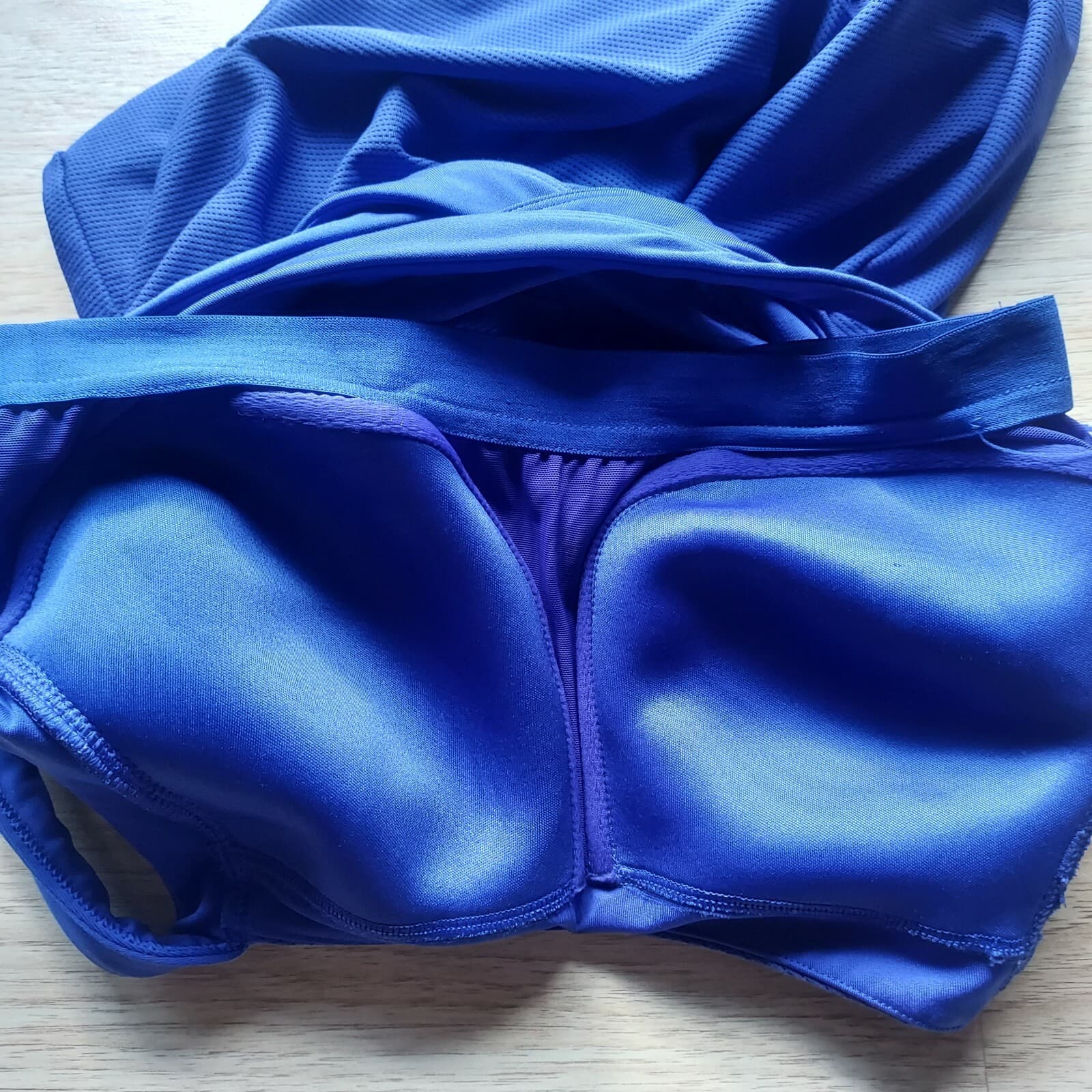 ATHLETA Miles Tank Top Mesh Built in Bra Racerback Purple-Blue Women Sz.M - Thumbnail 10