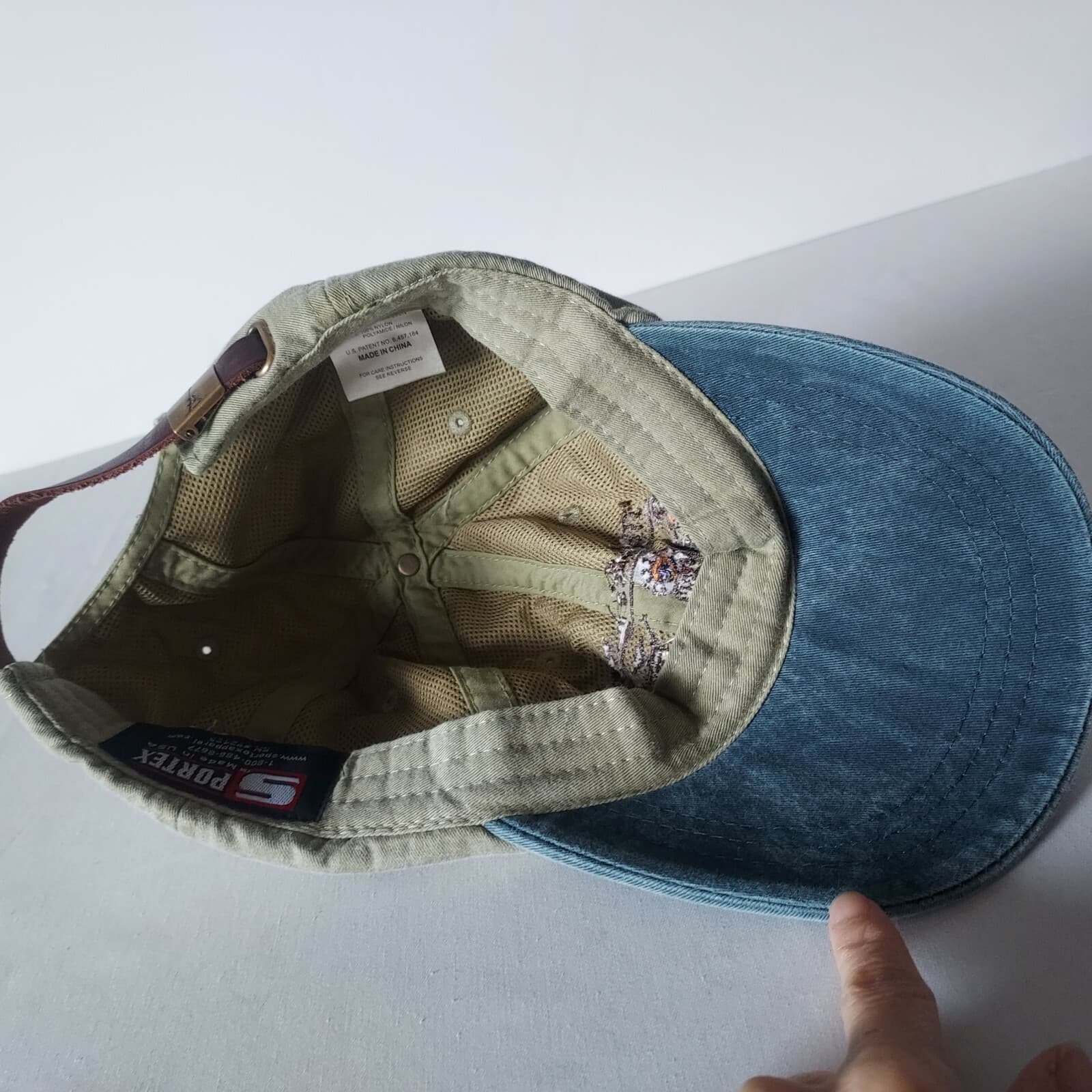 Sportex "My Life's in Runins" Trucker Hat Baseball Cap Adjustable Green-Blue - Thumbnail 6