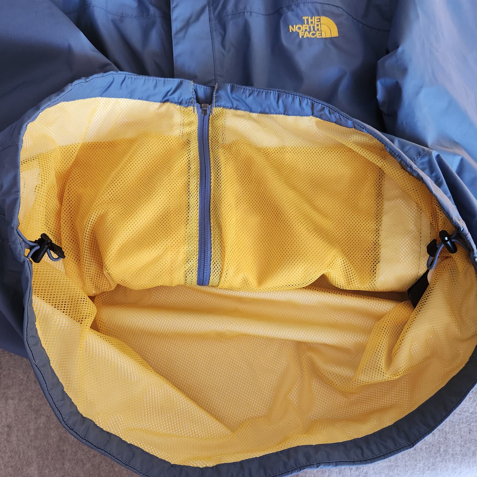 The North Face Resolve Windbreaker Rain Hooded Jacket Waterproof Blue Men's L - Thumbnail 9