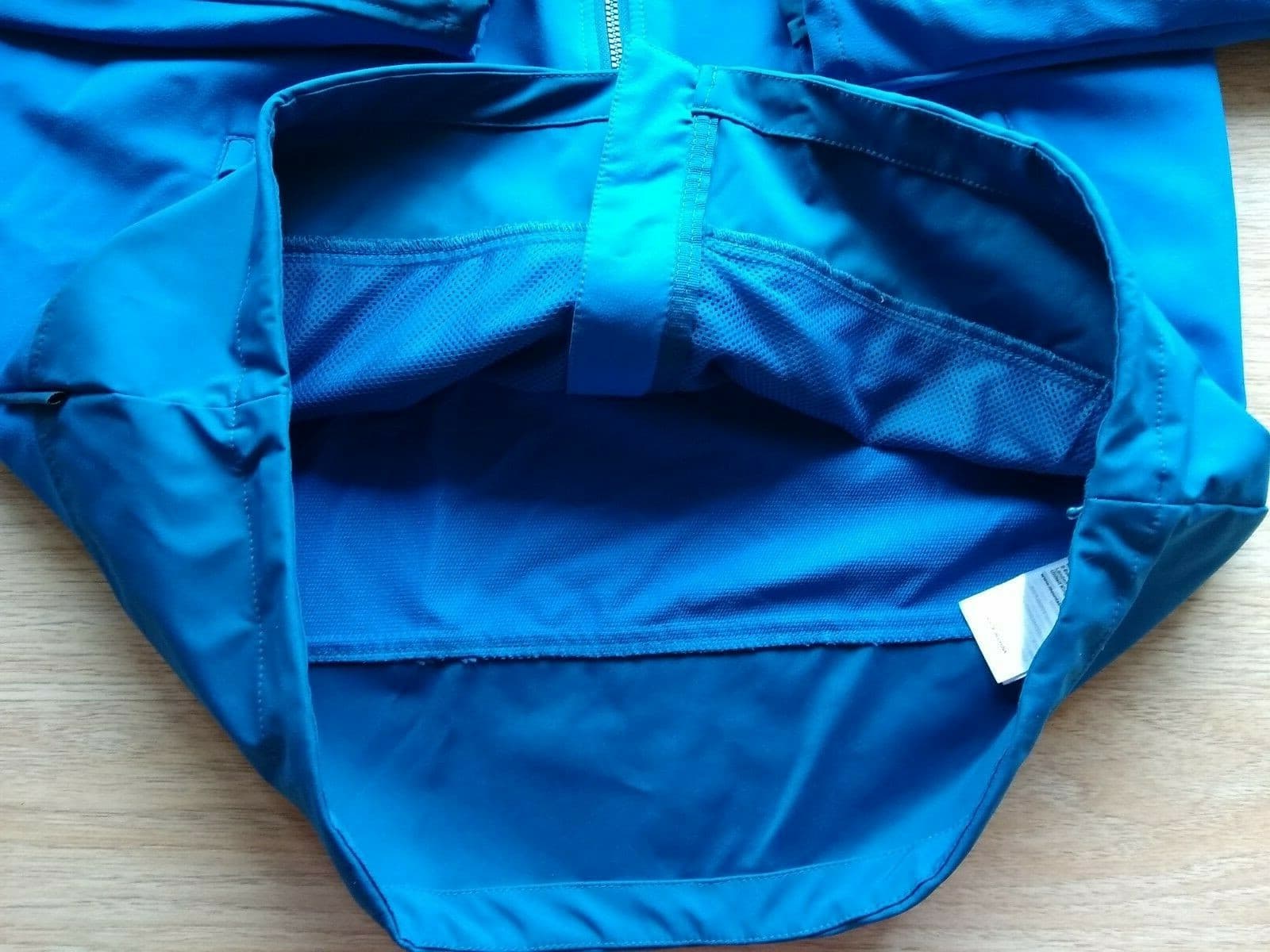 Mountain Warehouse Men Waterproof Windbreaker Jacket Hood Zip Pockets Blue Sz.M - Thumbnail 4