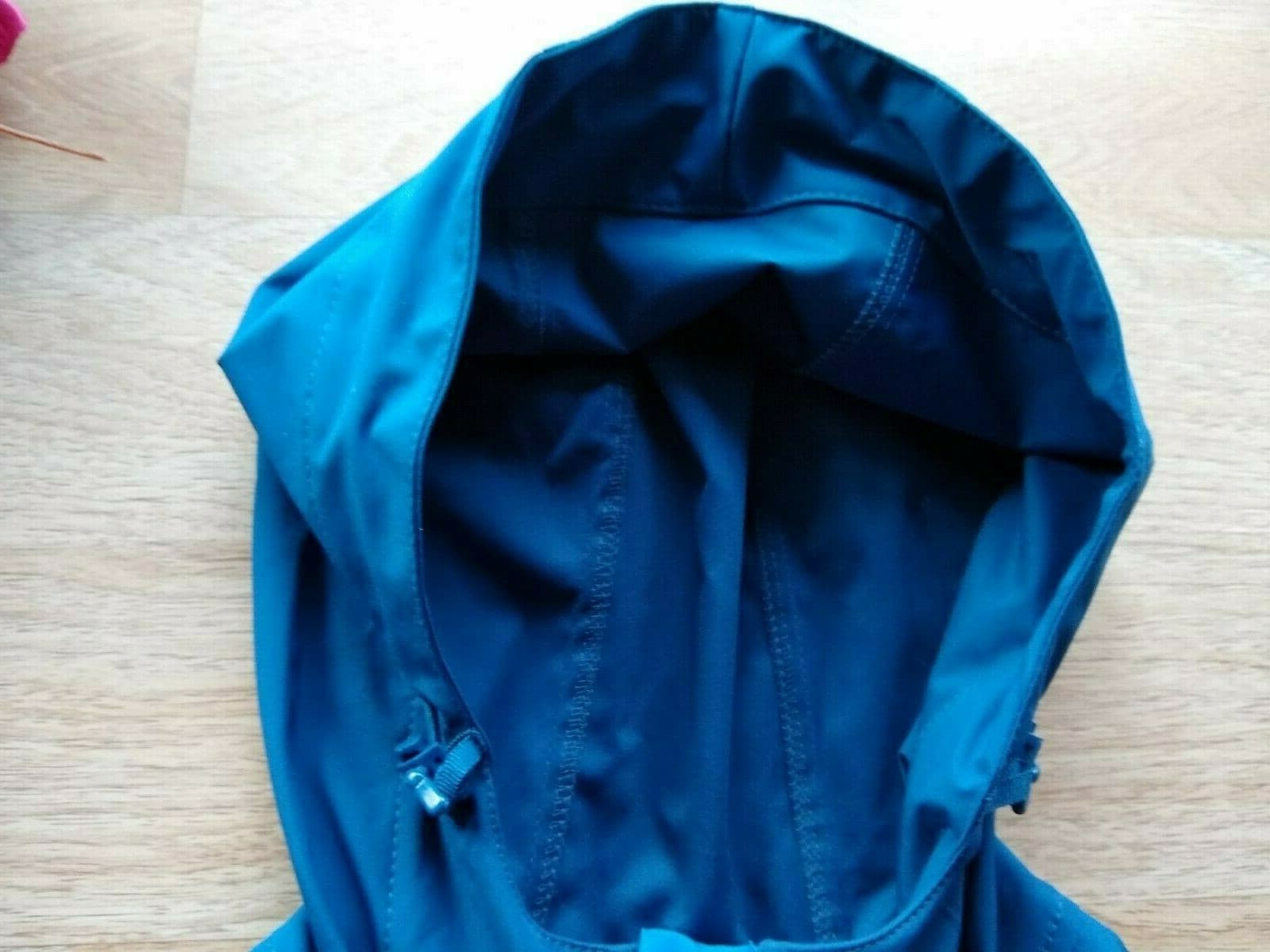 Mountain Warehouse Men Waterproof Windbreaker Jacket Hood Zip Pockets Blue Sz.M - Thumbnail 5