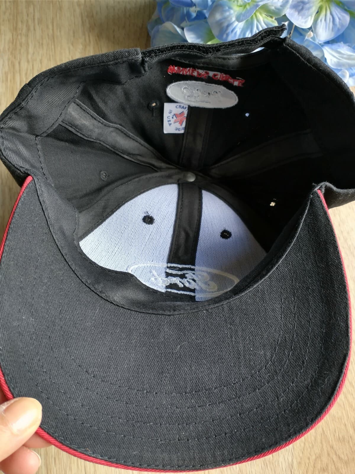 Ford Racing Embroidered Baseball Hat Cap Unisex Black Made in USA - Thumbnail 4