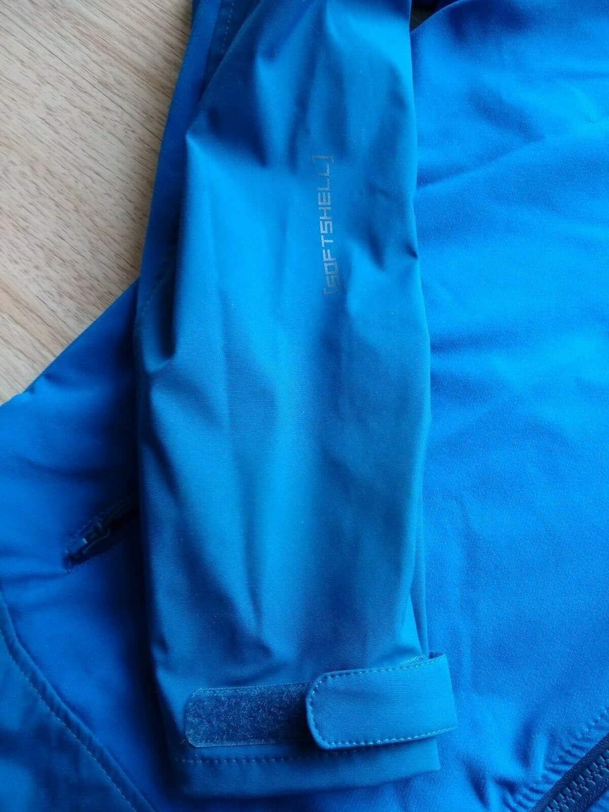 Mountain Warehouse Men Waterproof Windbreaker Jacket Hood Zip Pockets Blue Sz.M - Thumbnail 6