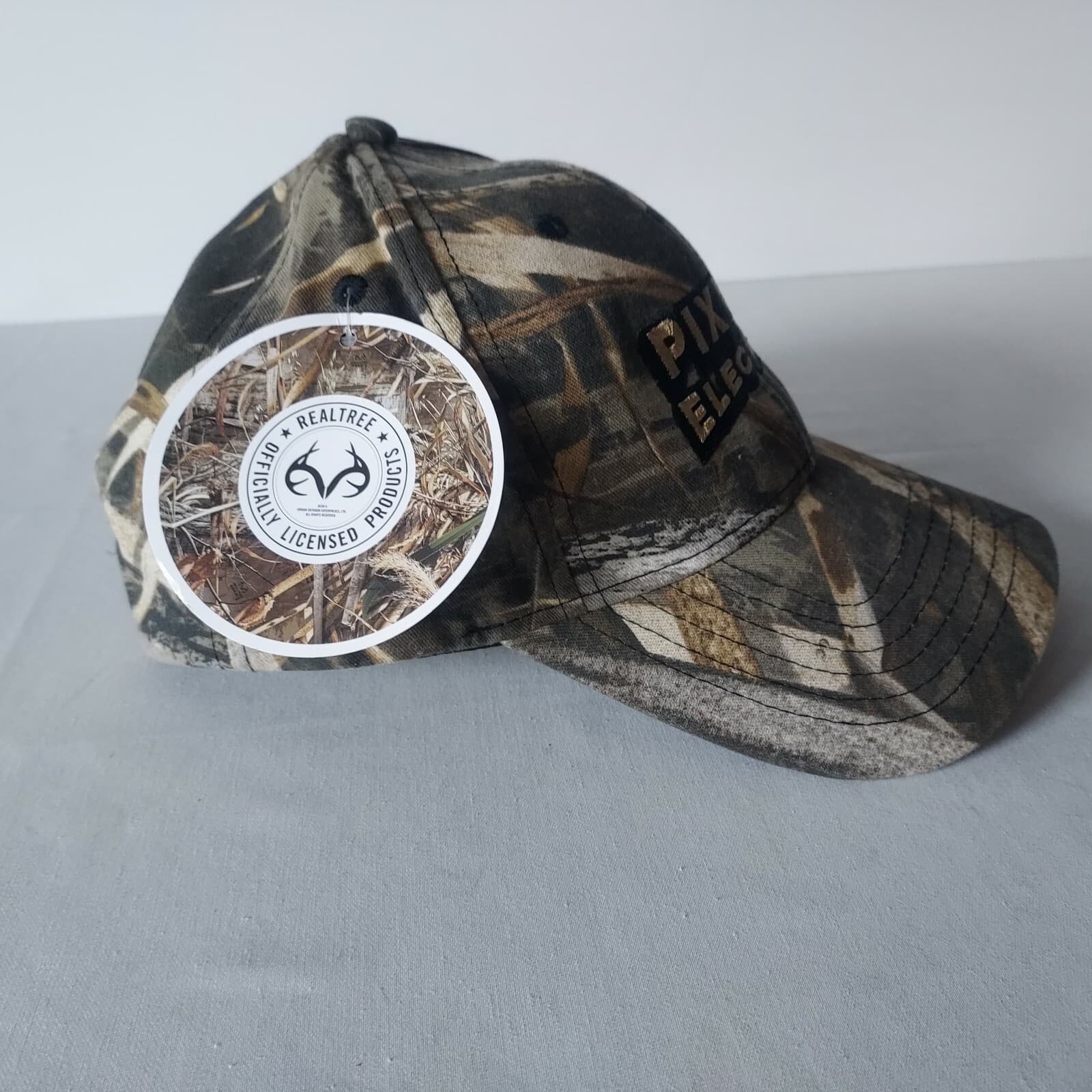 NWT Realtree MAX-5 Pixler Electric Camouflage Hat Cap Adjustable Green One Size - Thumbnail 7