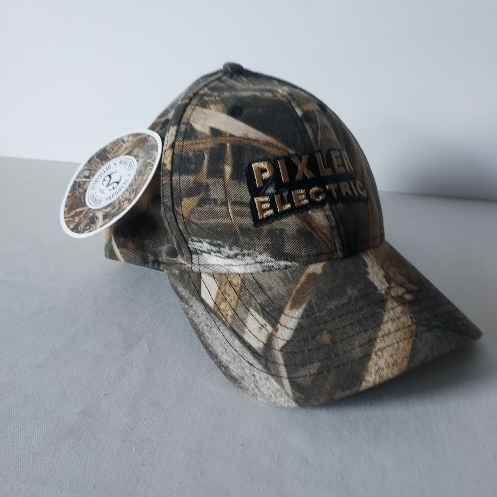 NWT Realtree MAX-5 Pixler Electric Camouflage Hat Cap Adjustable Green One Size - Thumbnail 8