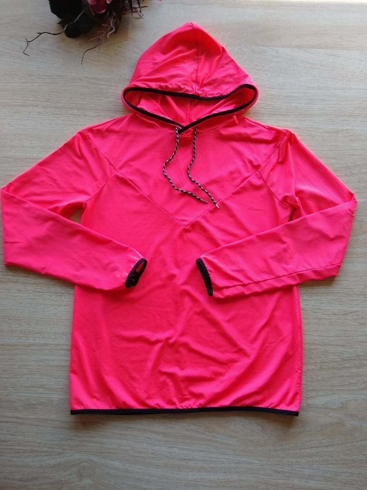 Body Glove Knit Activewear Sweatshirt Long Sleeve Hoodie Pink Sz.M - Thumbnail 3