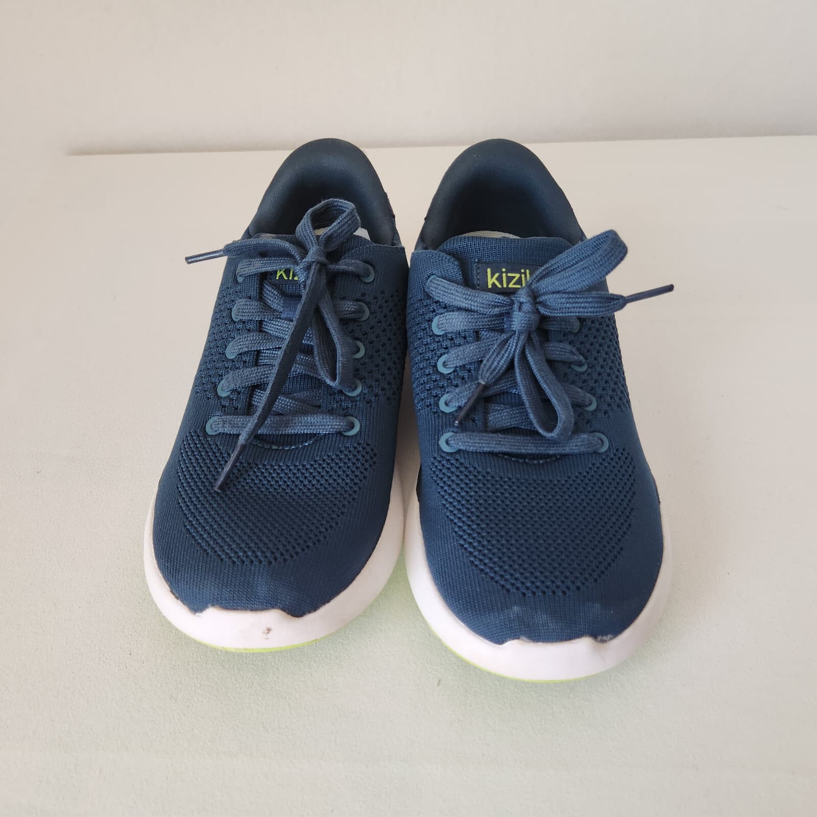 Kizik Lima Stretch Mesh Knit Handsfree Sneaker Lace Tidepool Blue Unisex W7 M5.5 - Thumbnail 12