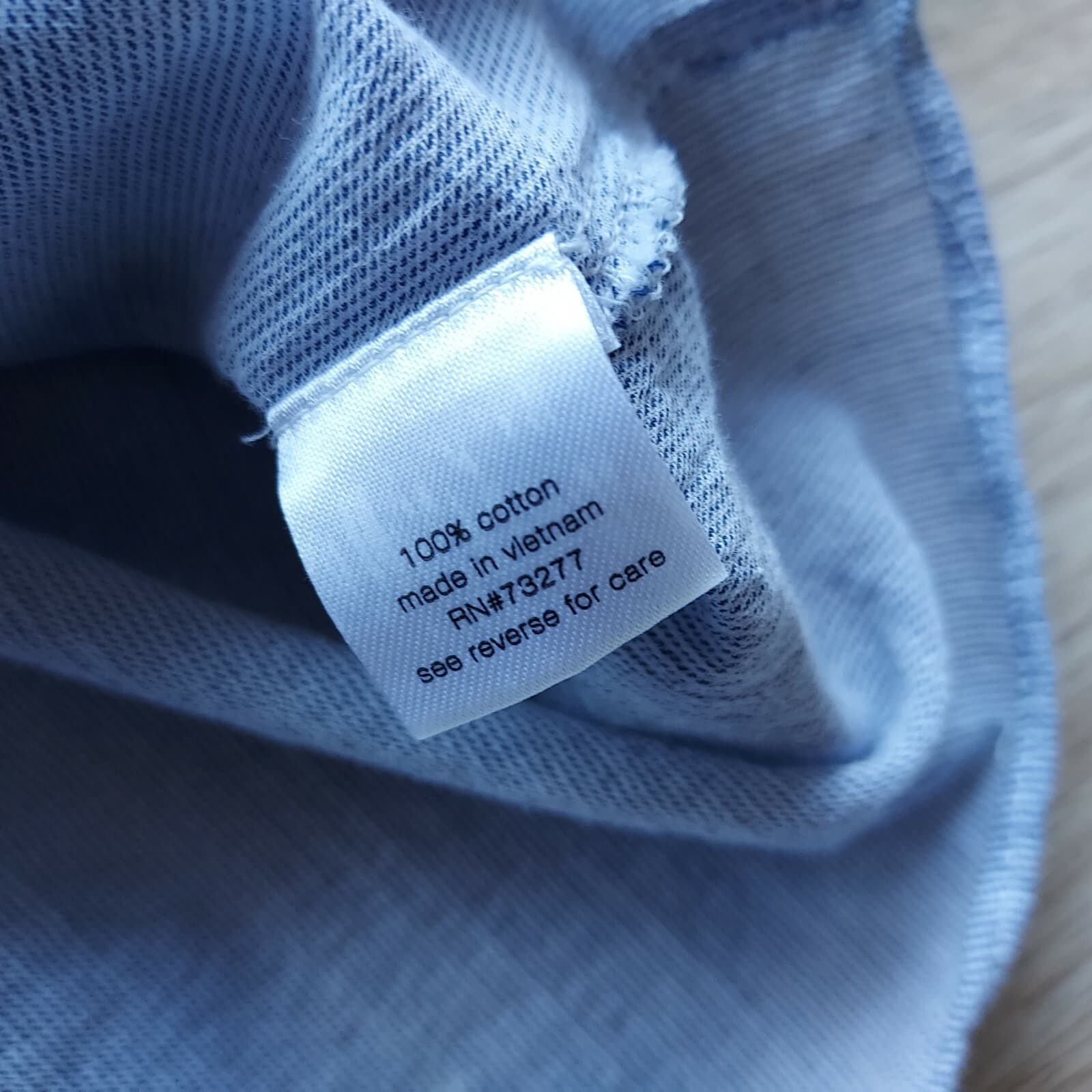 ELIZABETH AND JAMES Top Shirt Long Sleeve Pullover Button Cotton Blue Women Sz.M - Thumbnail 9