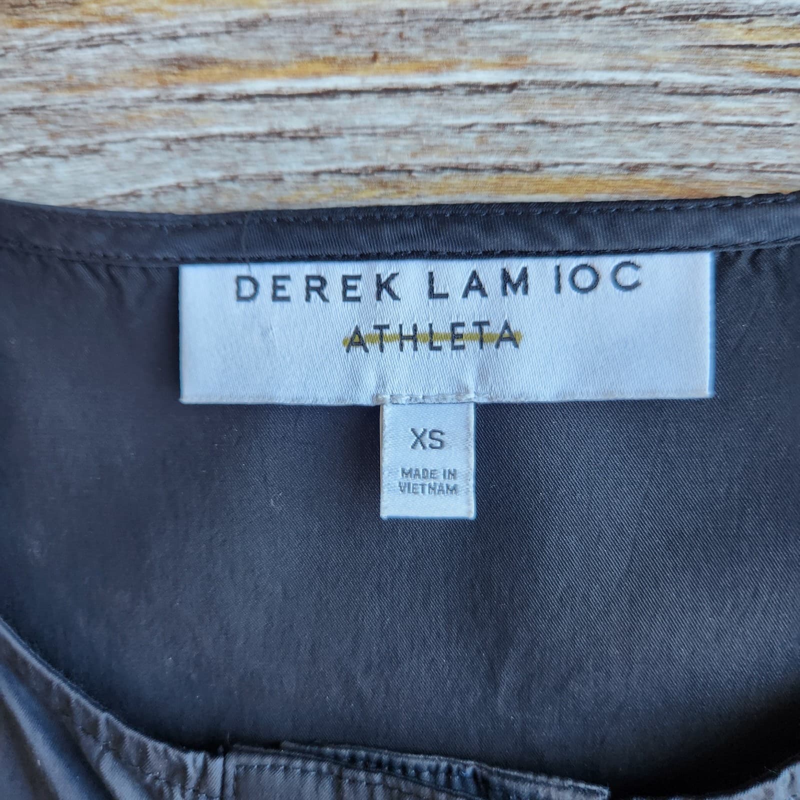 Derek Lam 10C x Athleta Relaxed Tunic Top Jacket Waist-Drawstring Black Sz.XS - Thumbnail 9