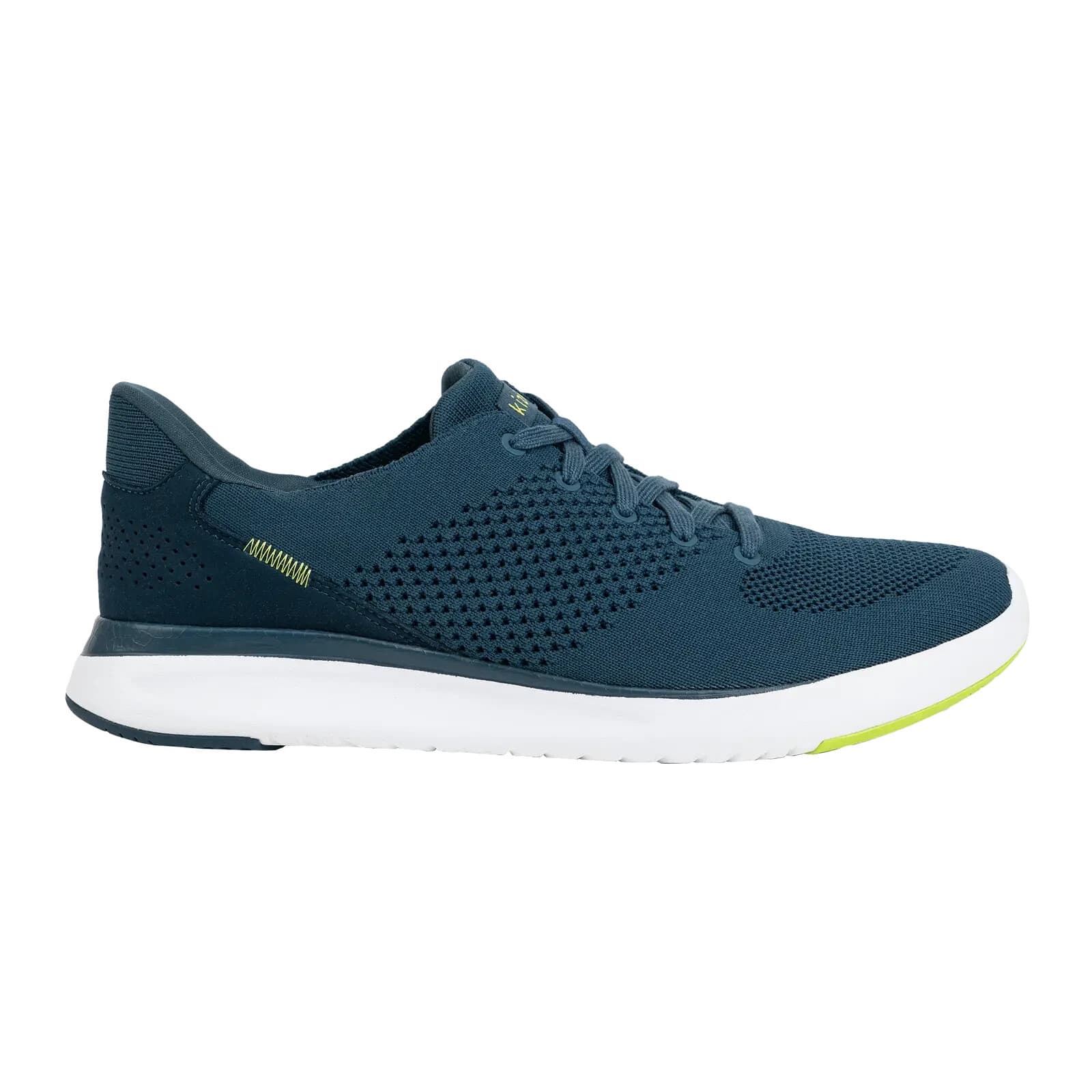 Kizik Lima Stretch Mesh Knit Handsfree Sneaker Lace Tidepool Blue Unisex W7 M5.5 - Thumbnail 3
