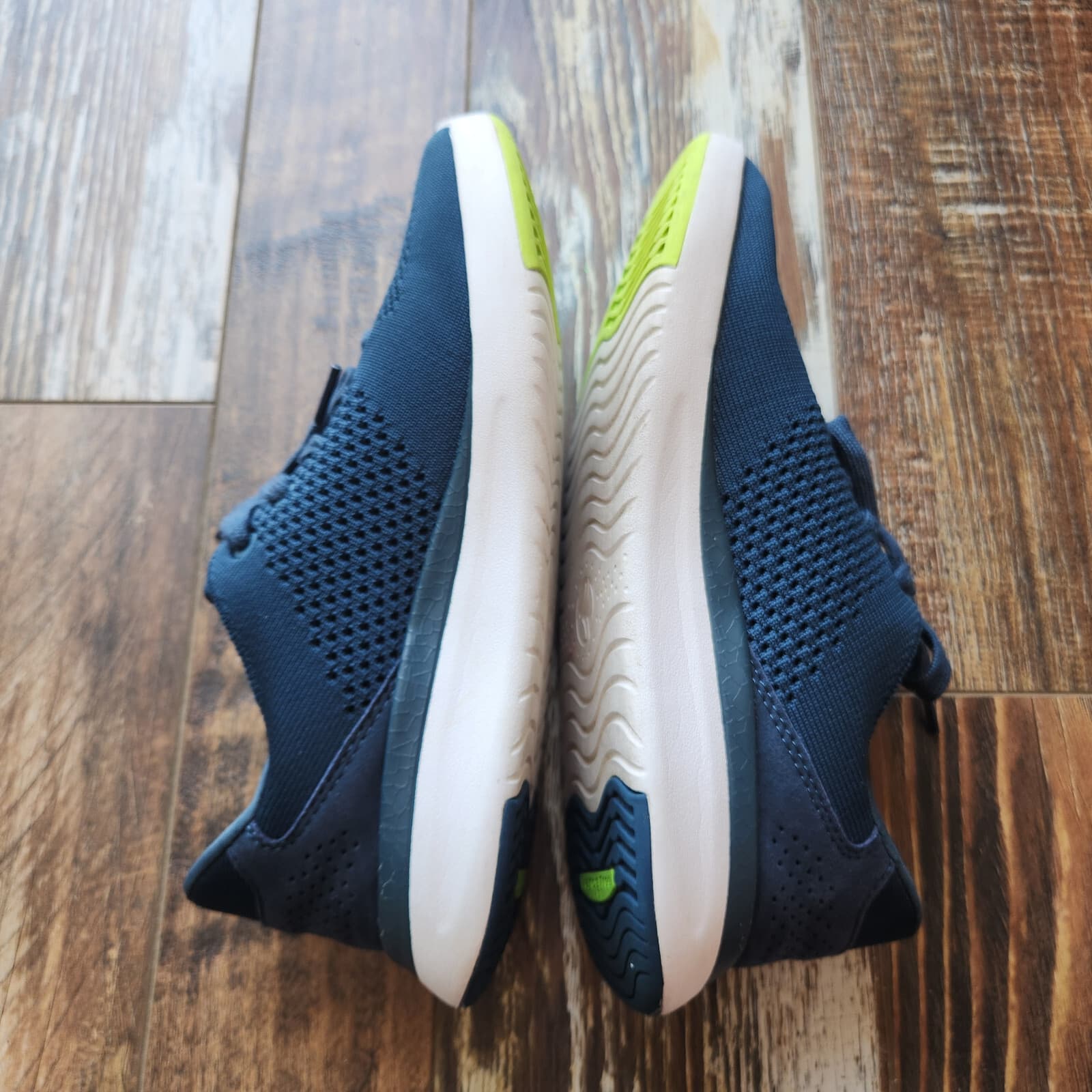Kizik Lima Stretch Mesh Knit Handsfree Sneaker Lace Tidepool Blue Unisex W7 M5.5 - Thumbnail 8