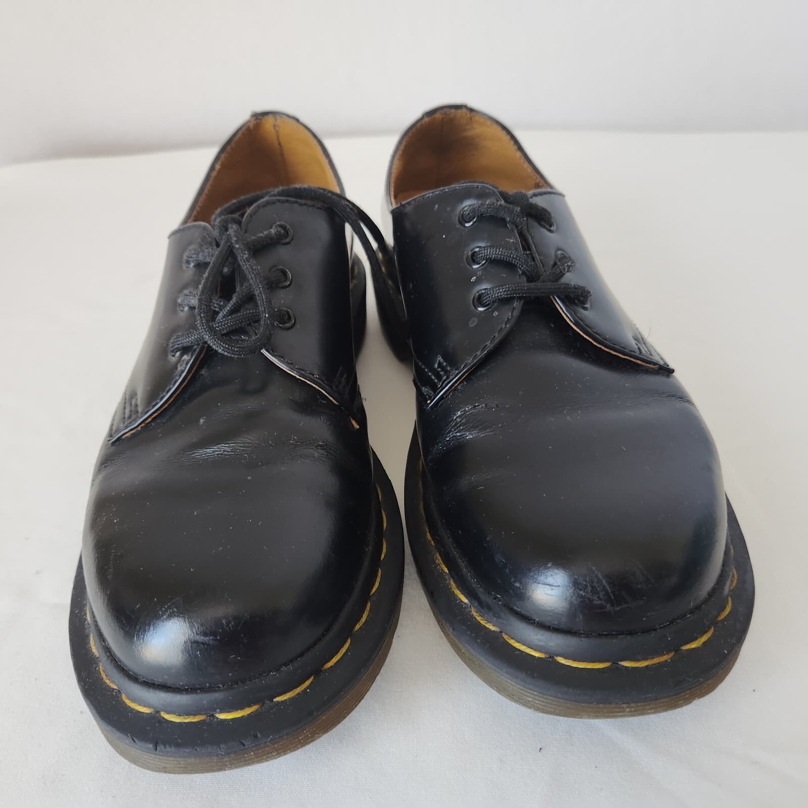 Dr. Martens Black Smooth Leather Classic Oxford Shoes Lace-Up Women's EU37 US6 - Thumbnail 12