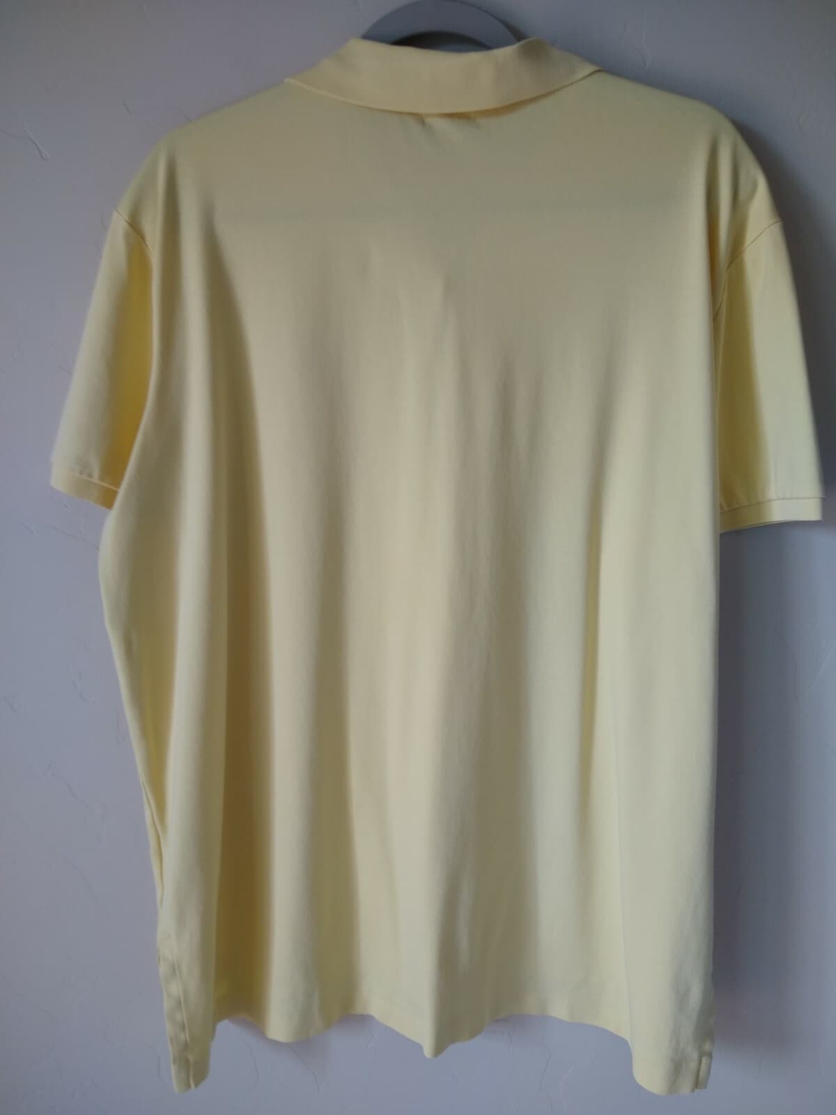 POLO by RALPH LAUREN Pima Interlock Cotton Knit Shirt Short Sleeve Yellow XL - Thumbnail 2
