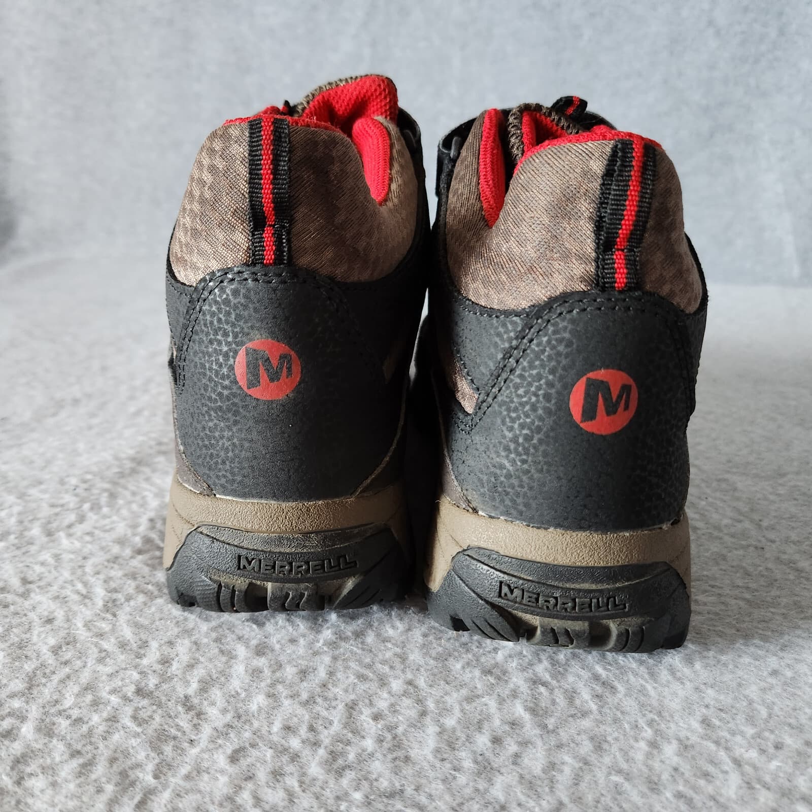 EUC Merrell ML-BOYS HILLTOP MID QUICK Hiking Boots Waterproof Leather Mesh US6M - Thumbnail 8