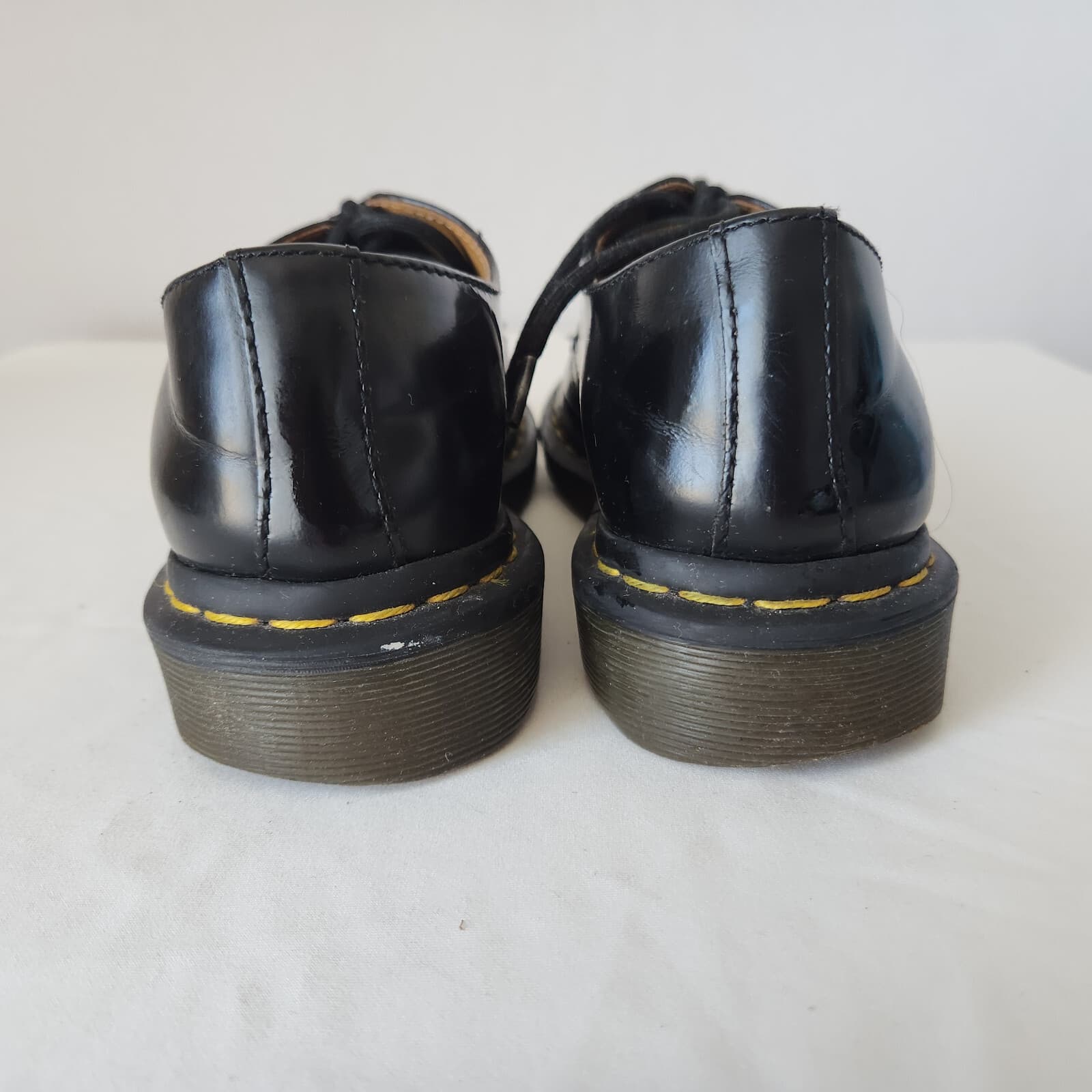 Dr. Martens Black Smooth Leather Classic Oxford Shoes Lace-Up Women's EU37 US6 - Thumbnail 10