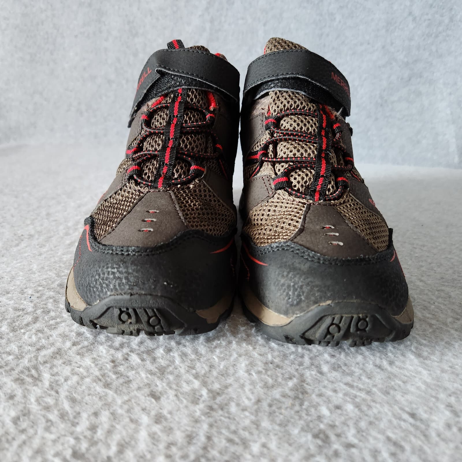 EUC Merrell ML-BOYS HILLTOP MID QUICK Hiking Boots Waterproof Leather Mesh US6M - Thumbnail 9