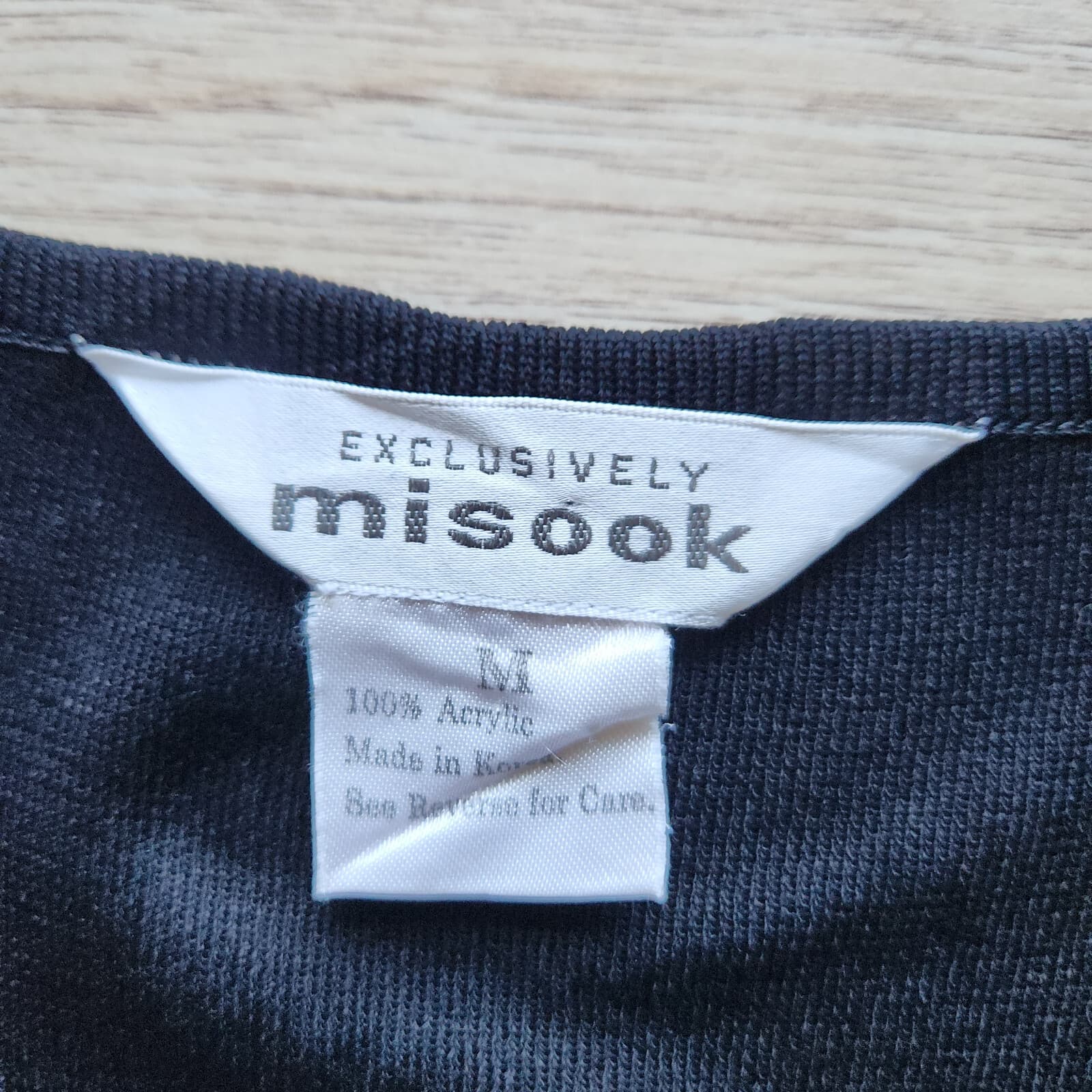 Exclusively Misook Ripped Knit Mini Tank-Dress Tunic Sleeveless Black Women's M - Thumbnail 10