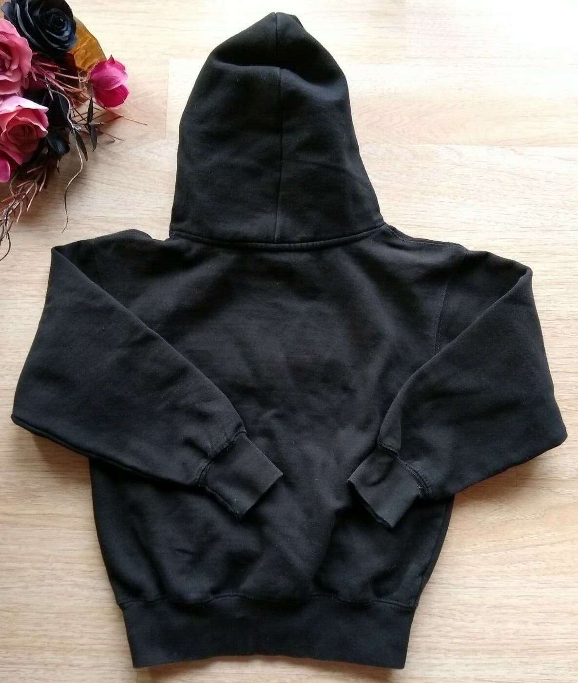 The Rolling Stones 50 Years Cotton Blend Boy Sweatshirt Hooded Black Sz.M - Thumbnail 4