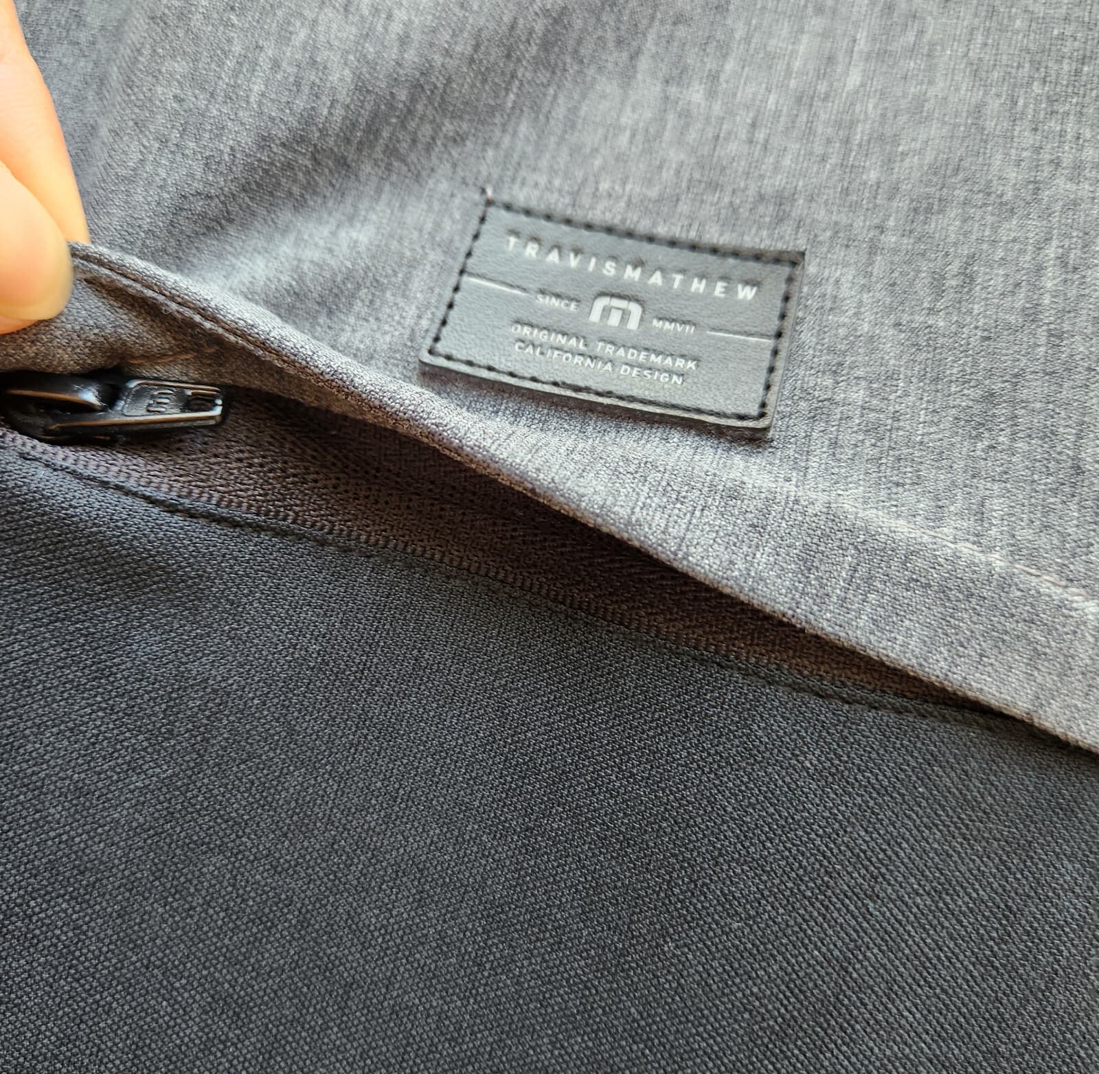 Travis Mathew Quadraplane Golf Vest Insulated Zip-Up Pocket Black Grey Men's S - Thumbnail 10