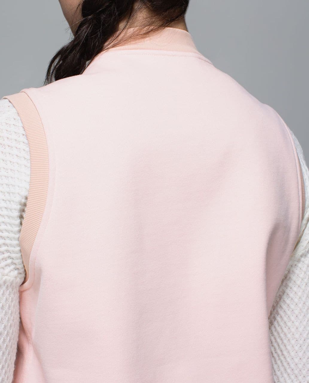 Lululemon Departure Vest 2-Way Zipper Pocket Fleece Cotton Parfait Pink Women 10 - Thumbnail 6