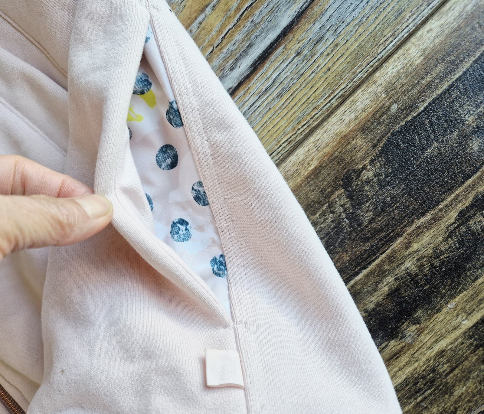 Lululemon Departure Vest 2-Way Zipper Pocket Fleece Cotton Parfait Pink Women 10 - Thumbnail 9