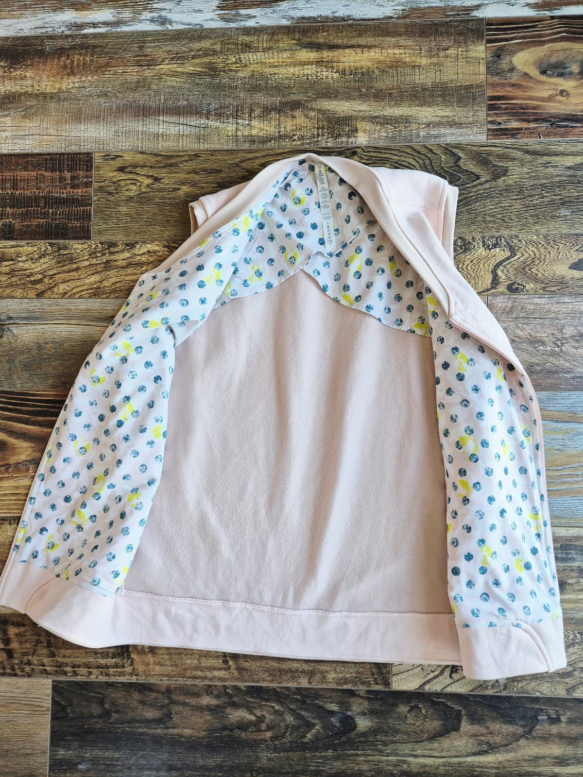 Lululemon Departure Vest 2-Way Zipper Pocket Fleece Cotton Parfait Pink Women 10 - Thumbnail 12