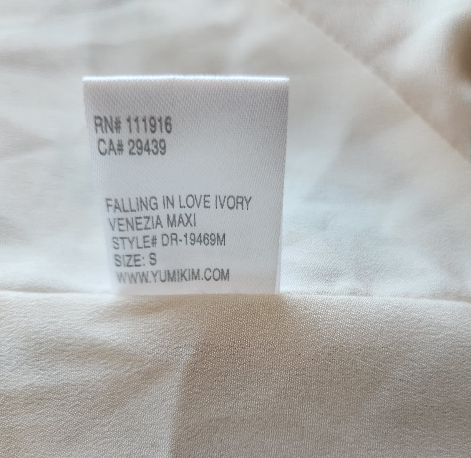YUMI KIM Venezia Floral Chiffon Maxi Wrap Dress Ruffle Sleeveless Lined Beige S - Thumbnail 12