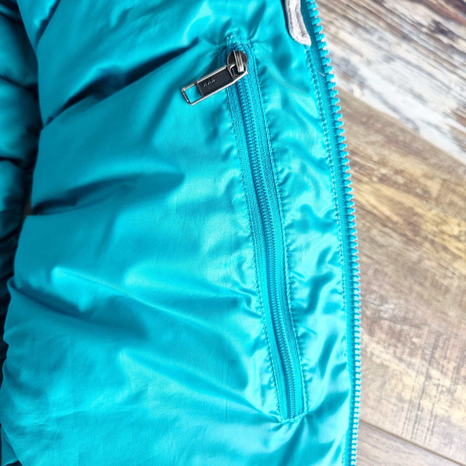 Patagonia Women's L Down Sweater Vest Quilted Puffer Zip-Up Pocket Drifter Grey - Thumbnail 12