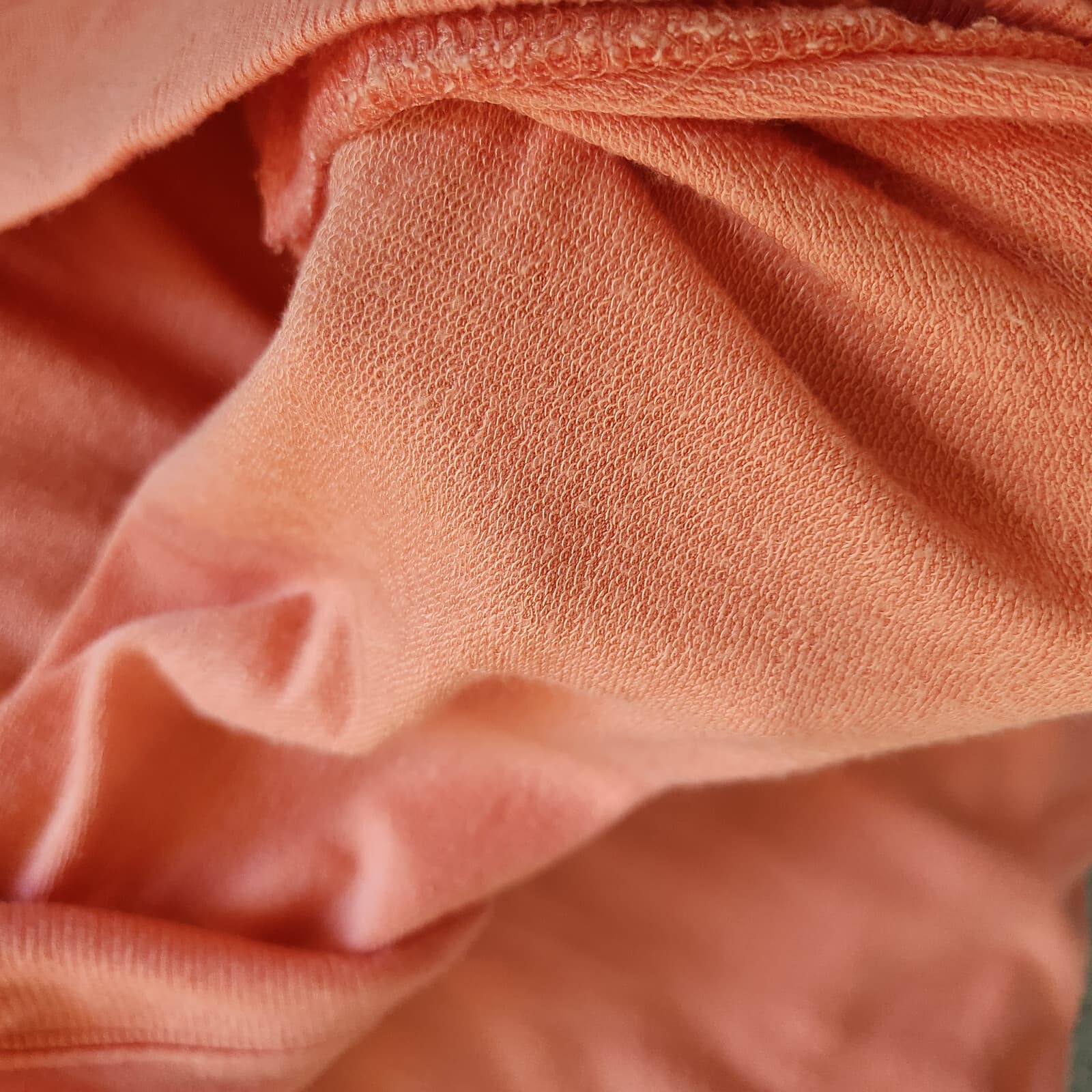 EUC Athleta Mindset Modal Terry Knit Sweatshirt Long Sleeve Island Coral Women M - Thumbnail 7