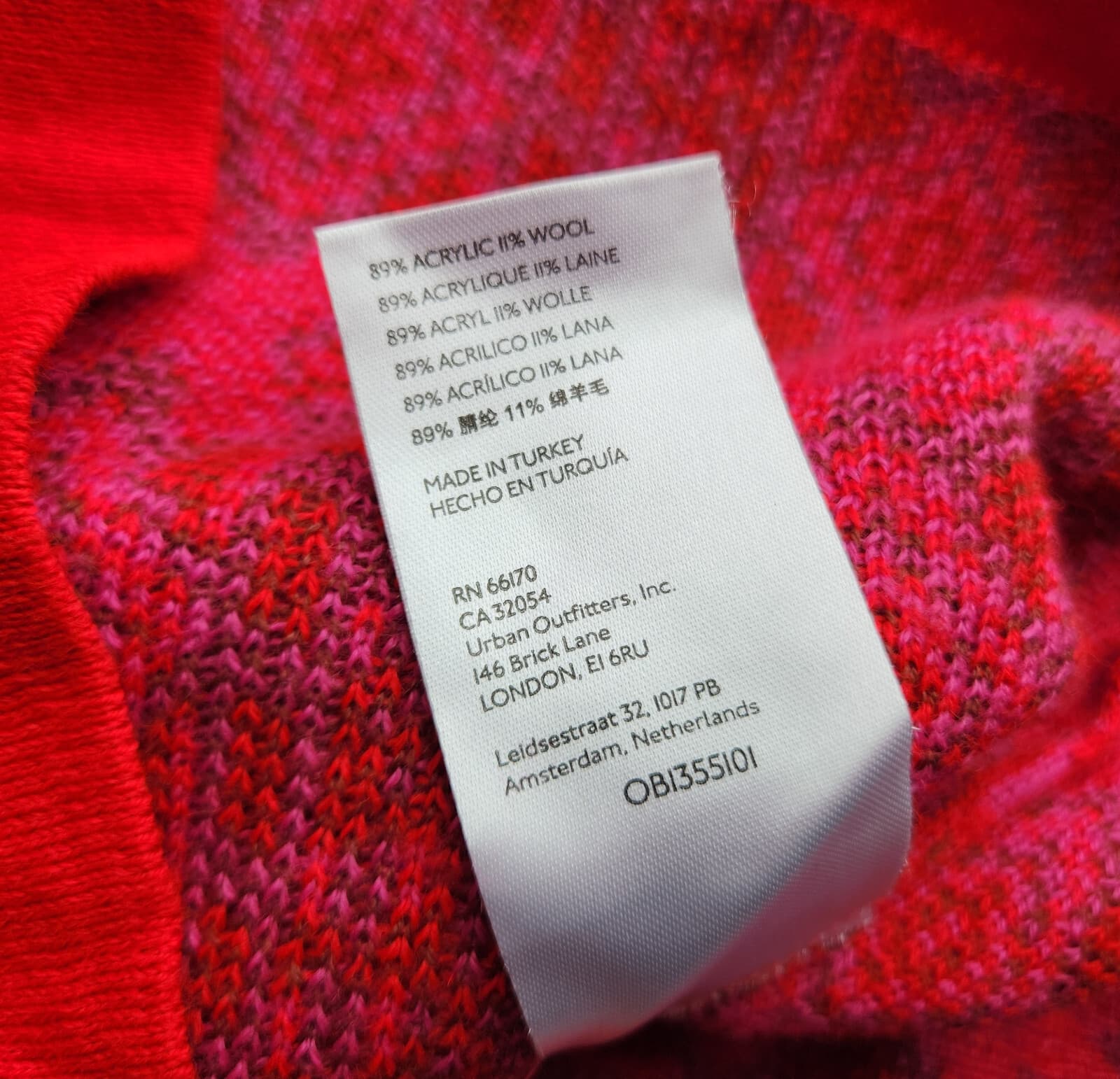 Free People Kitt Mini Sweater Dress Collar Short Sleeve Wool Blend Red Womens XS - Thumbnail 12