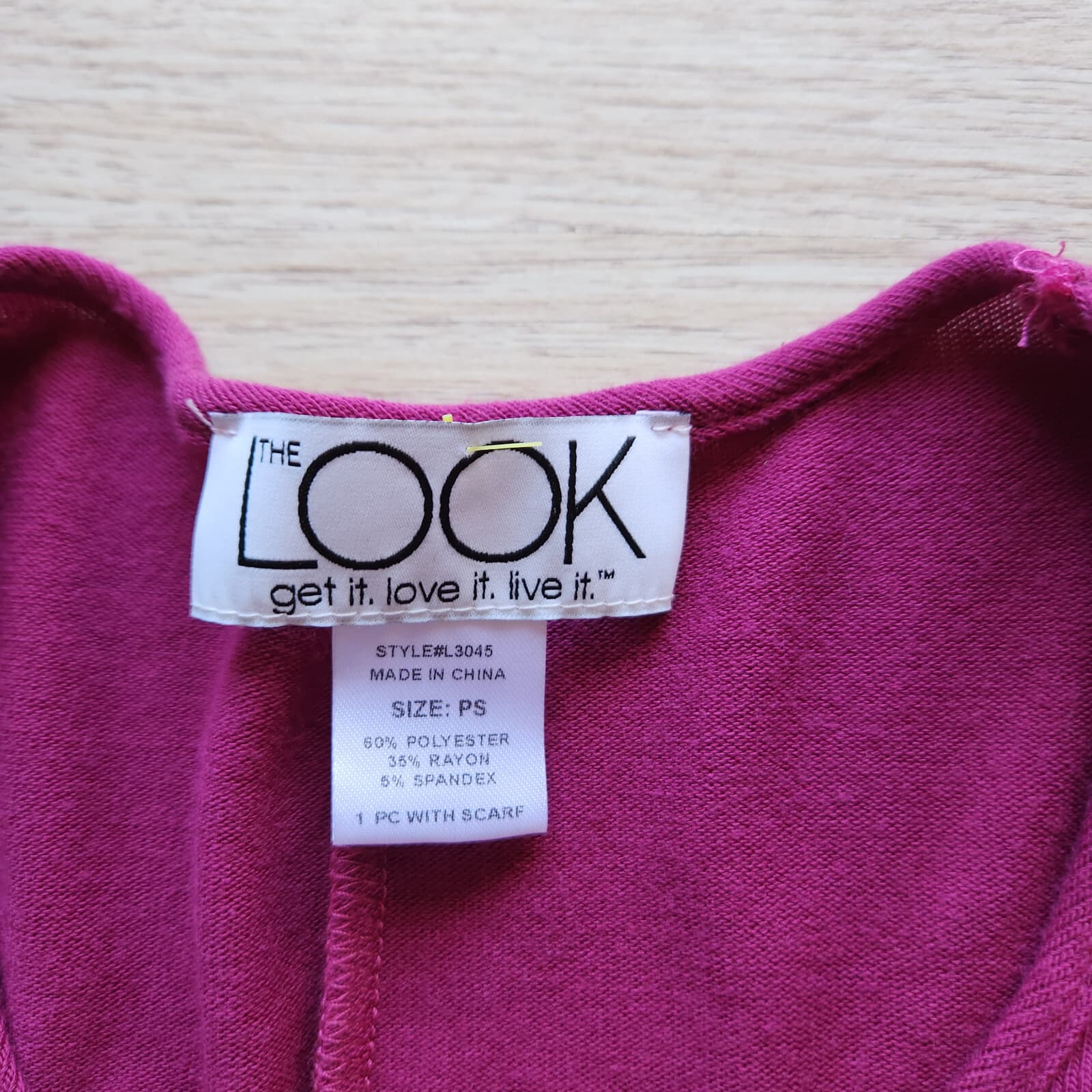 NWoT The Look Tunic Swing Sweater Dress with Scarf Long Sleeve Red-Pink Women PS - Thumbnail 7