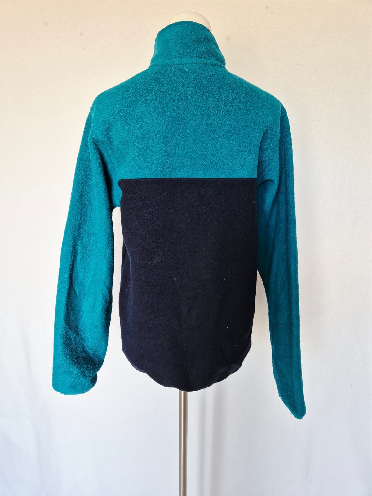 Patagonia Women's Small Lightweight Synchilla Snap-T Fleece Pullover Blue Green - Thumbnail 6